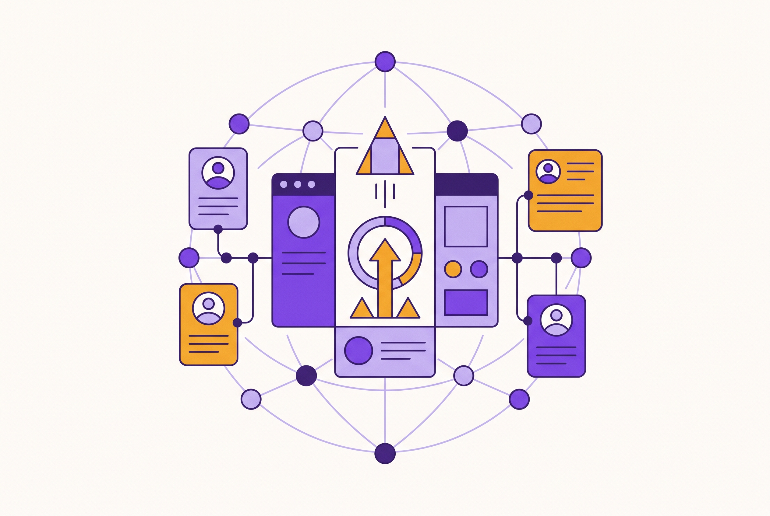 Cover illustration for “Best CRM Platforms for Startups”
