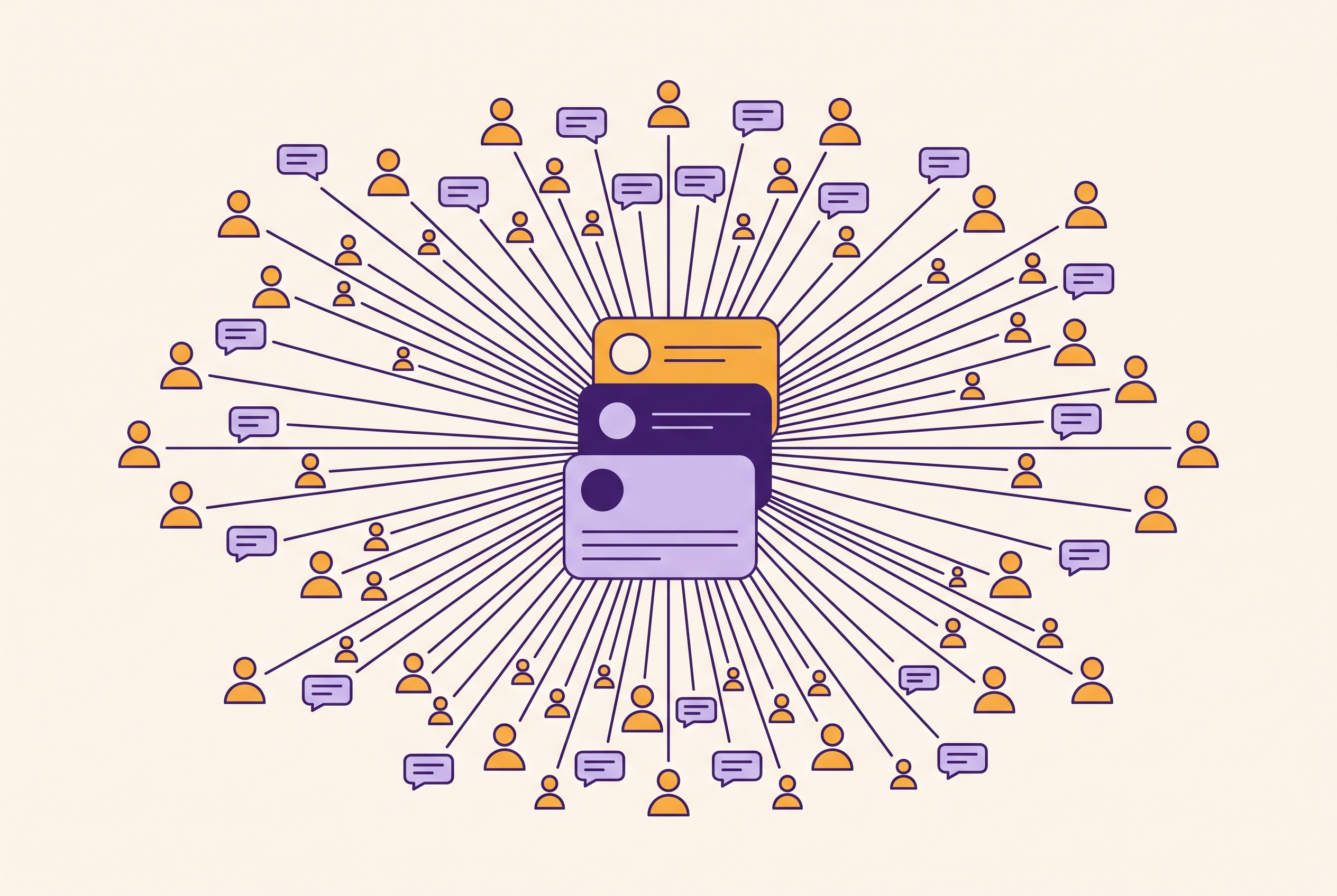 Cover illustration for “B2C CRM Software for High-Volume Consumer Businesses”