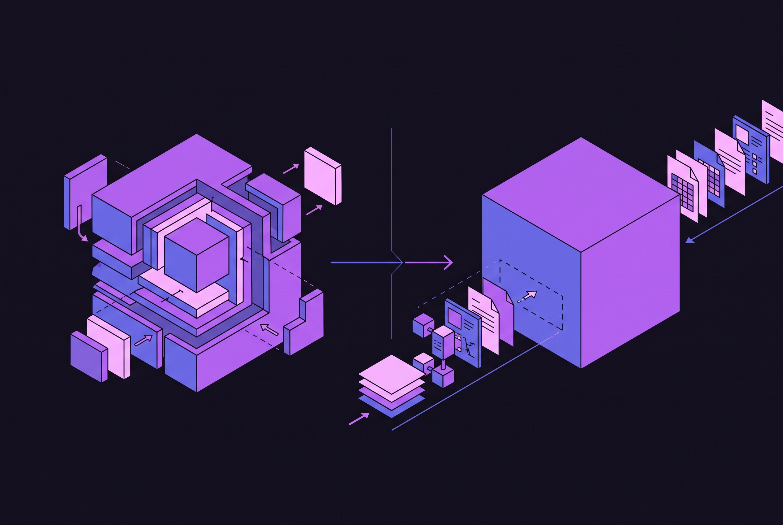 Cover illustration for “Fine-Tuning vs In-Context Learning for Domain Adaptation”