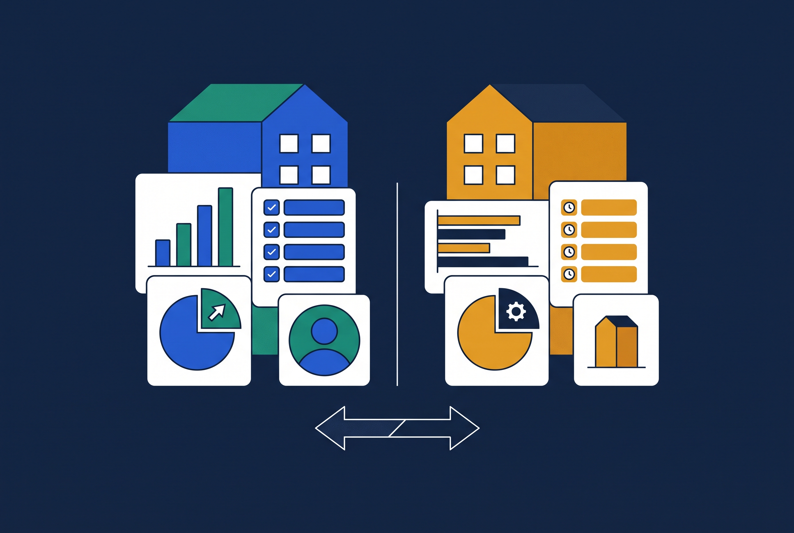Cover illustration for “CRM Platforms for Residential Property Managers Compared”