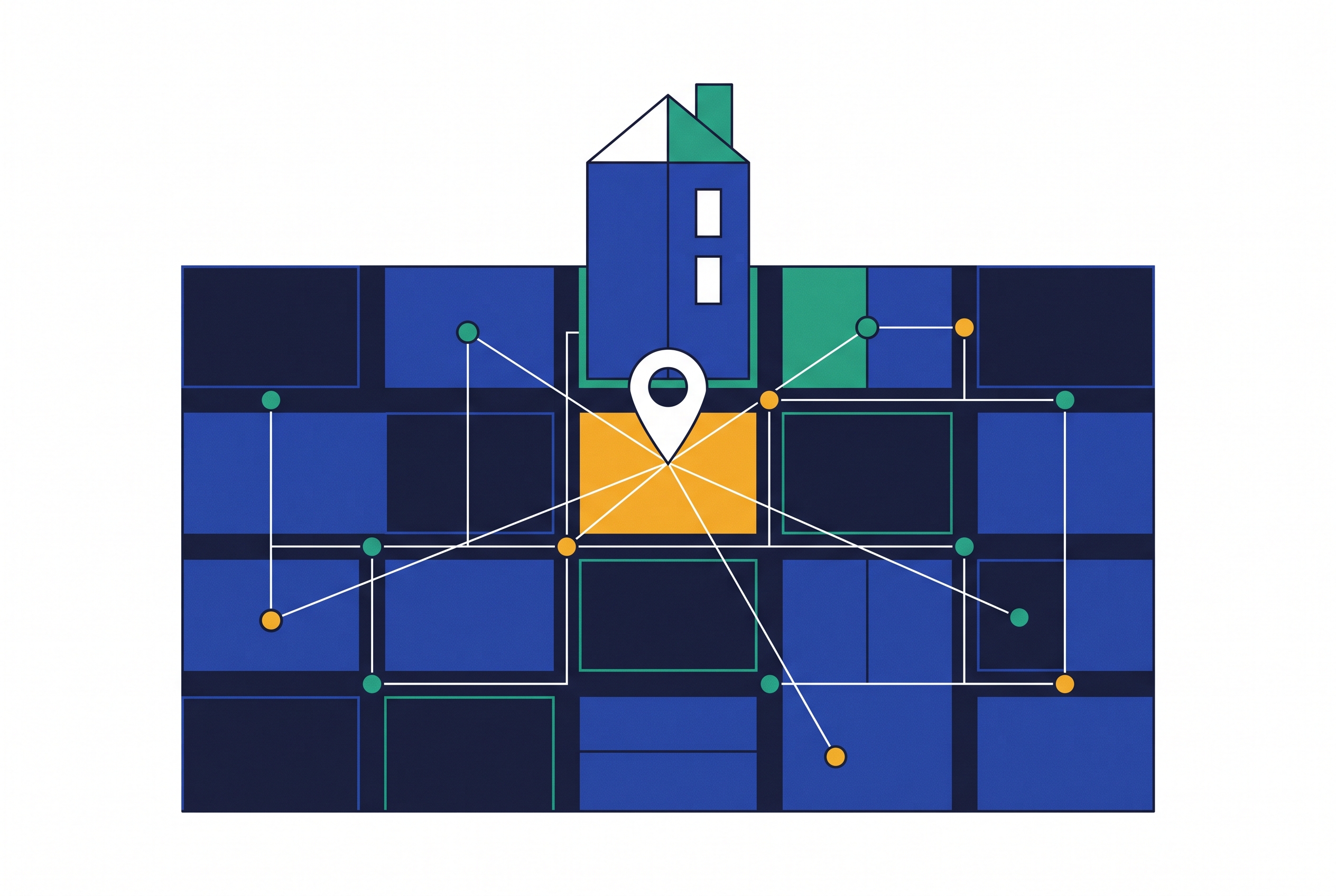 Cover illustration for “AI Tools for Real Estate Developers in Site Selection”