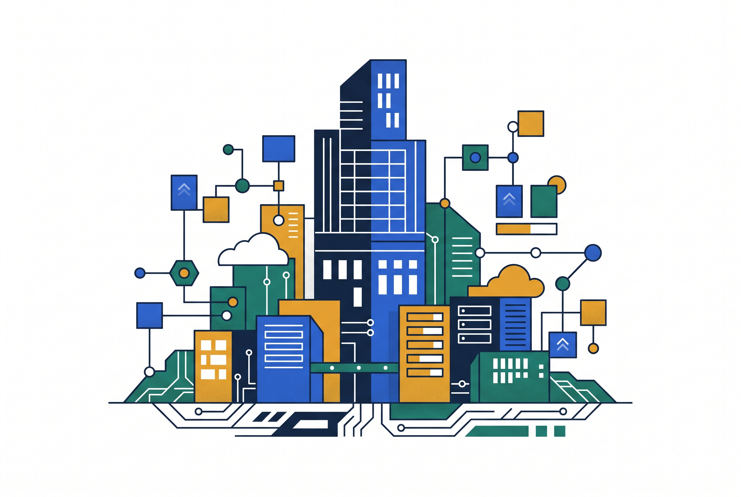 Cover illustration for “Top Proptech Companies in the World for Enterprise Real Estate Teams”