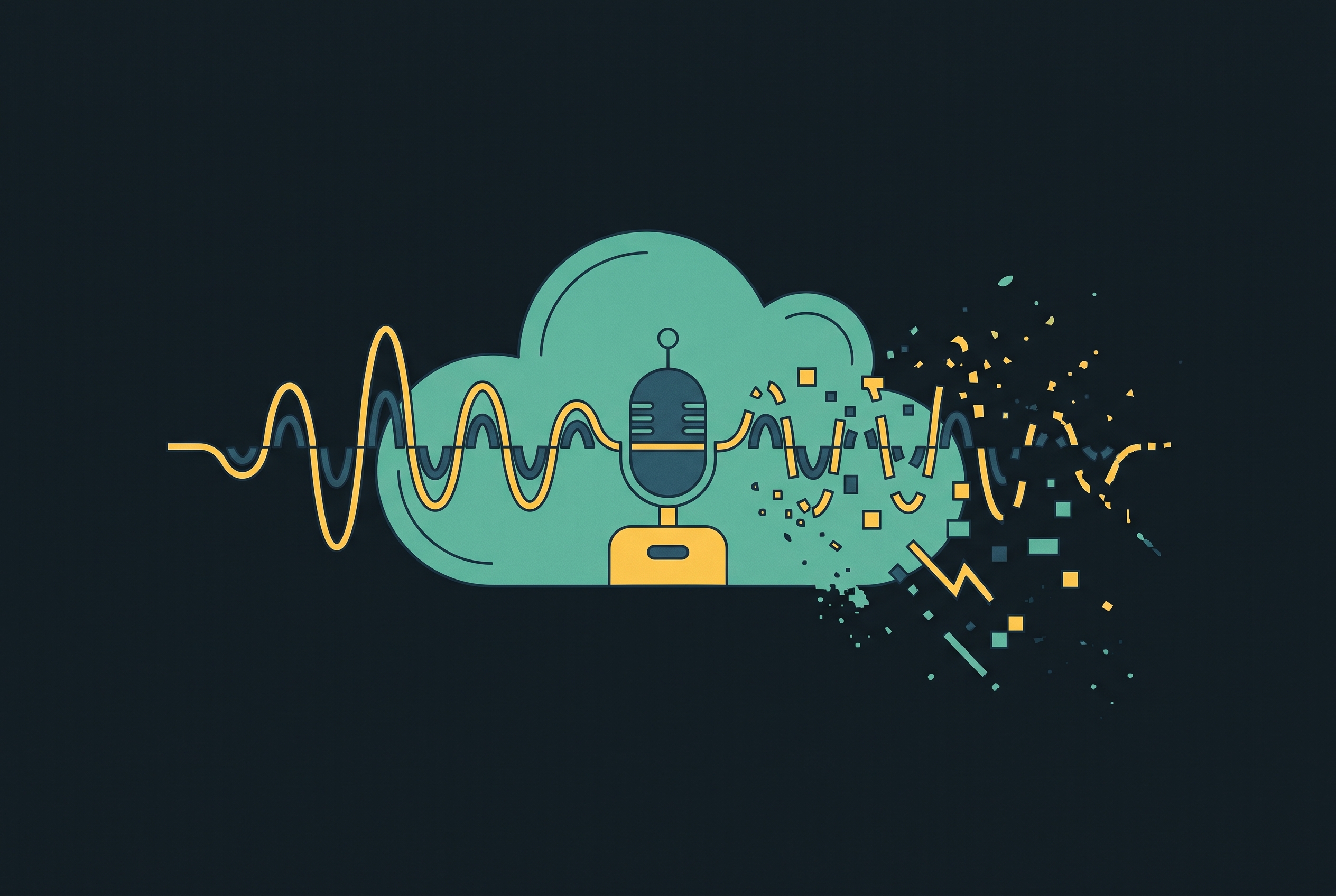 Cover illustration for “Audio Quality Degradation in Cloud-Based Recording Bots”
