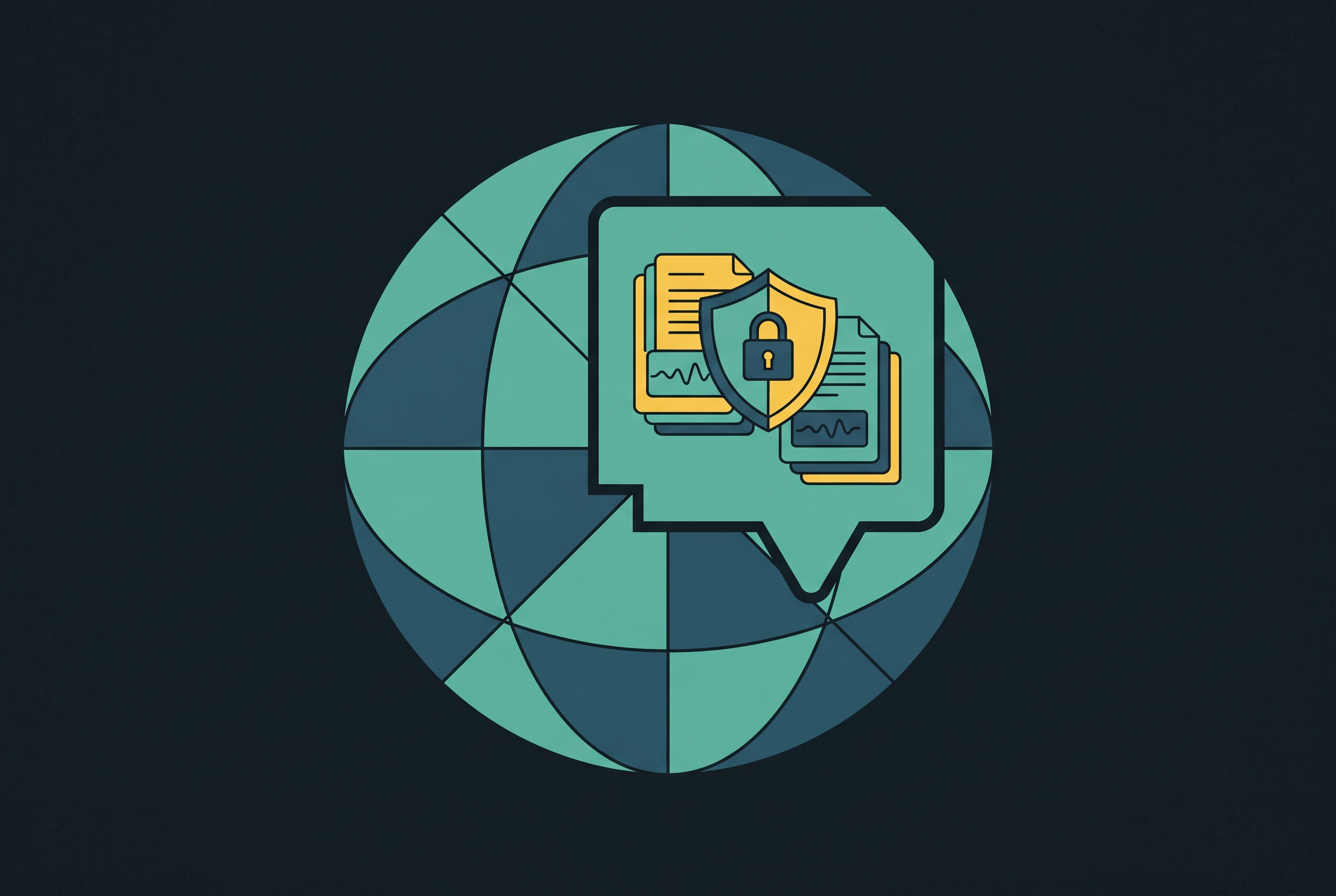 Cover illustration for “Data Residency Requirements for Meeting Transcript Storage”