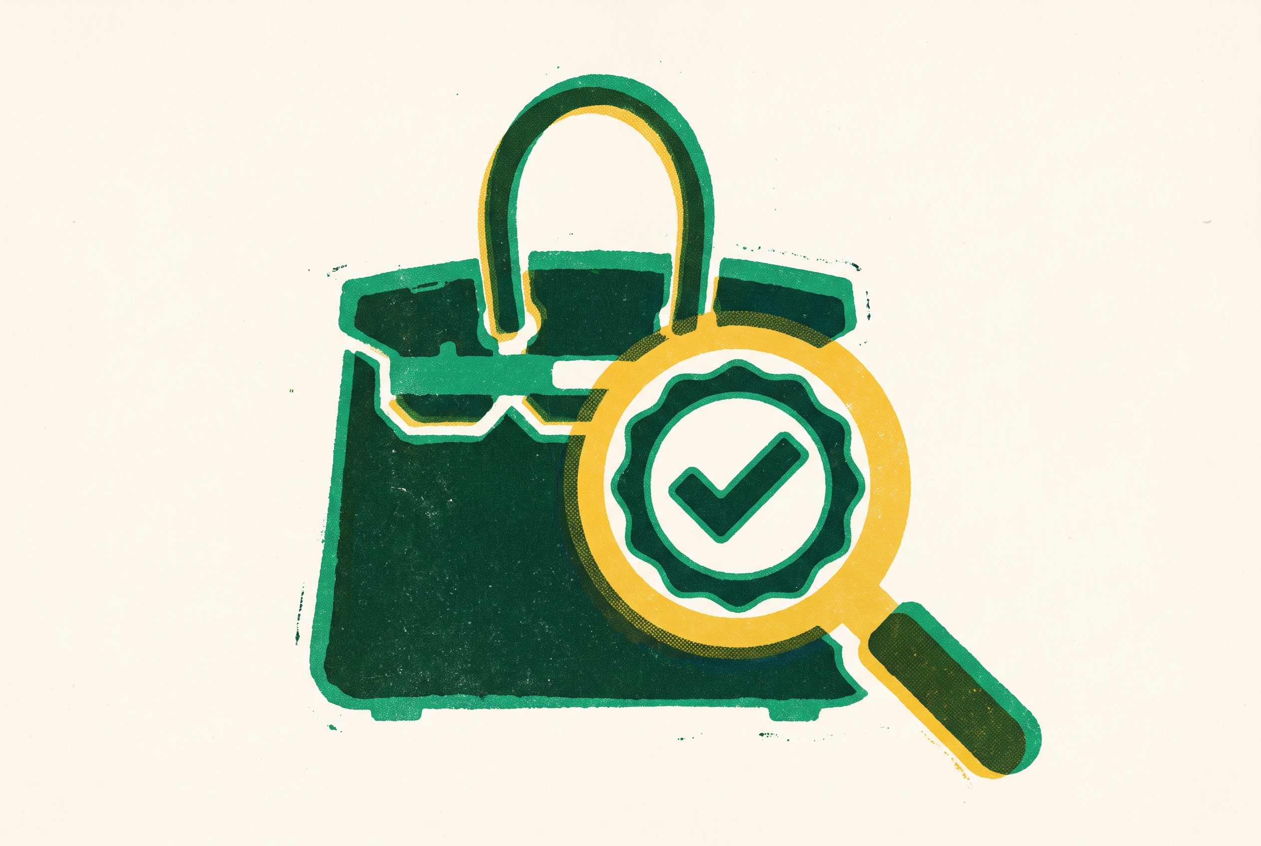 Cover illustration for “Authentication and Counterfeit Prevention in Luxury Product Marketplaces”