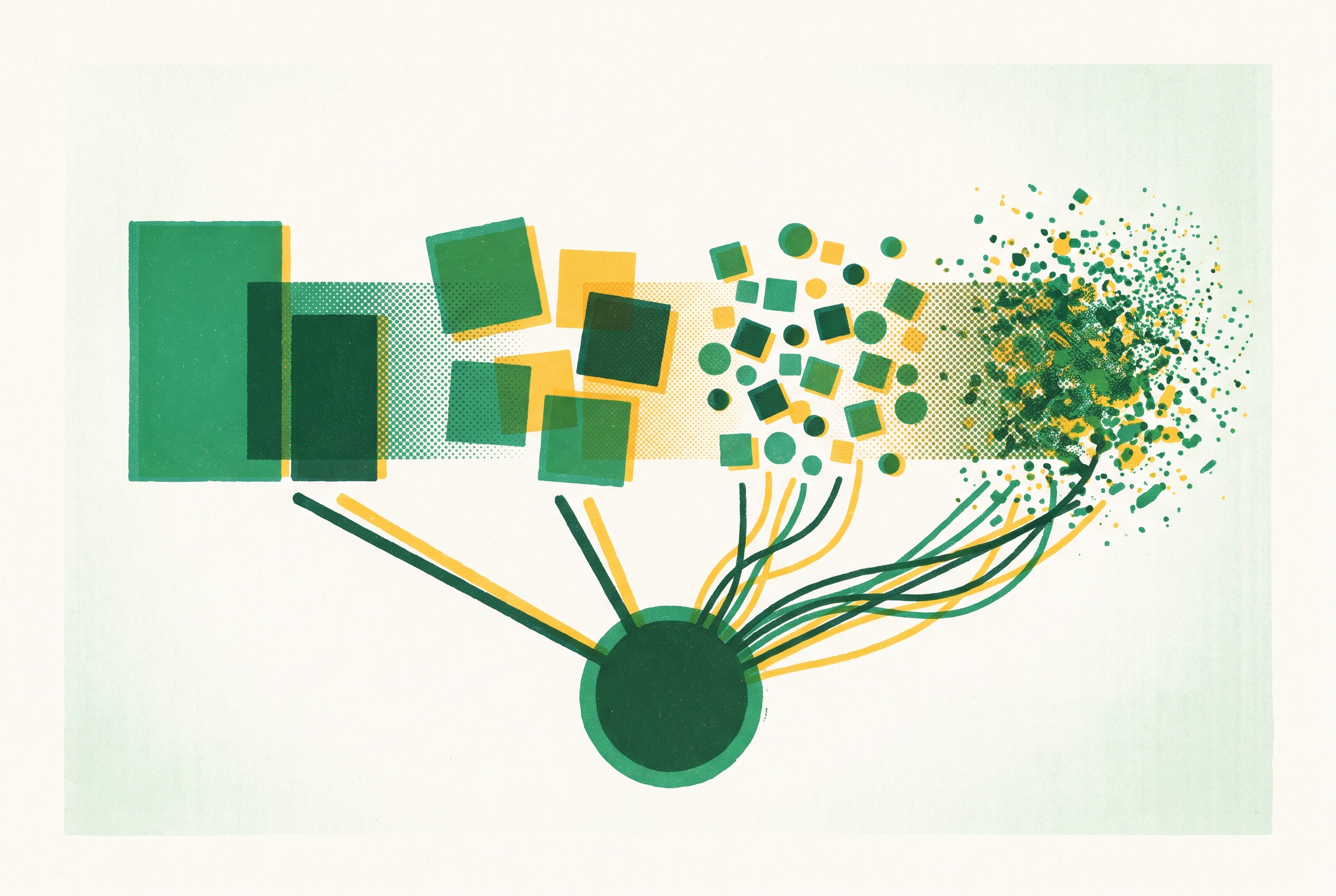 Cover illustration for “Marketplace Startup Categories by Supply-Side Fragmentation”