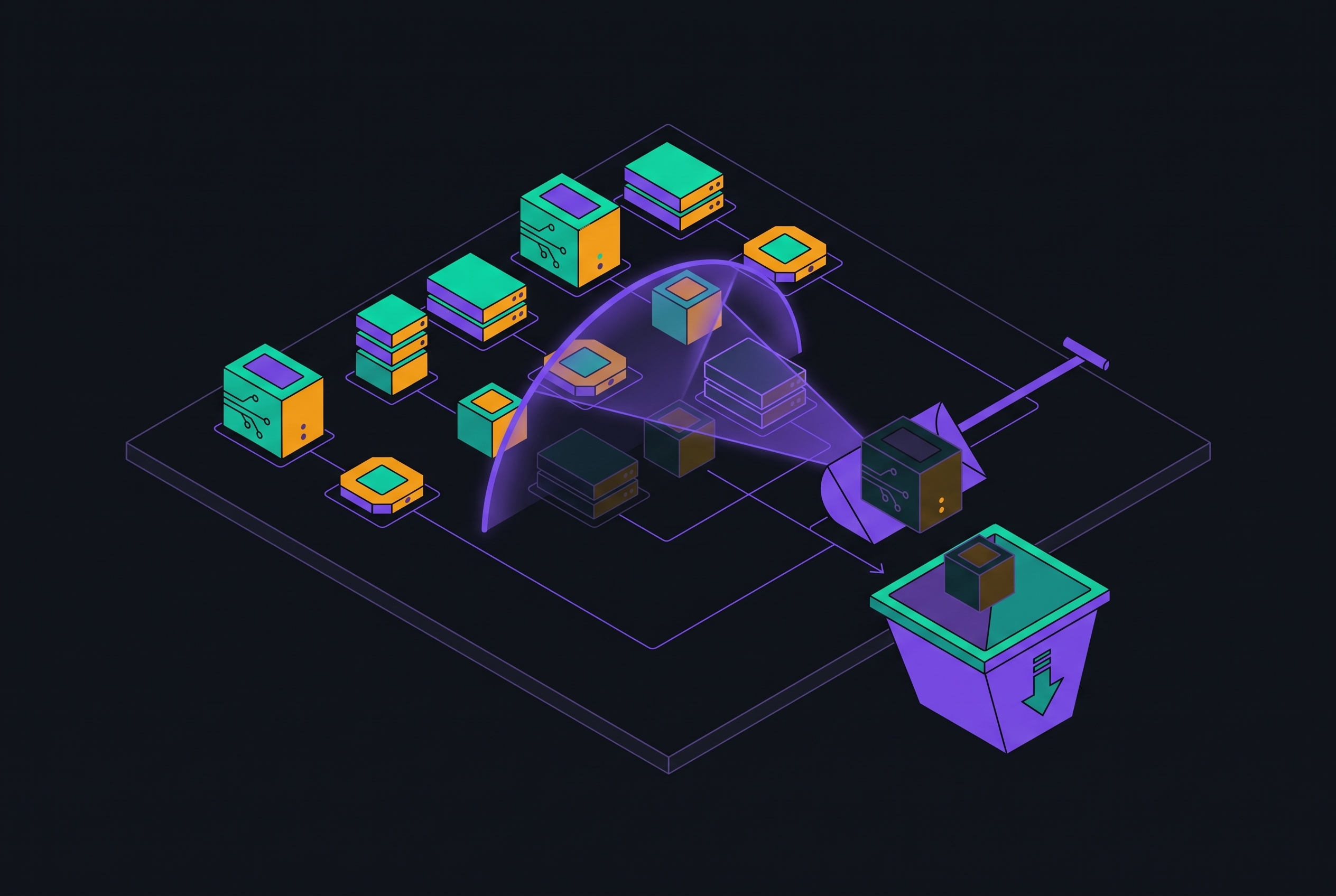 Cover illustration for “Idle Resource Detection and Automated Cleanup in AWS”