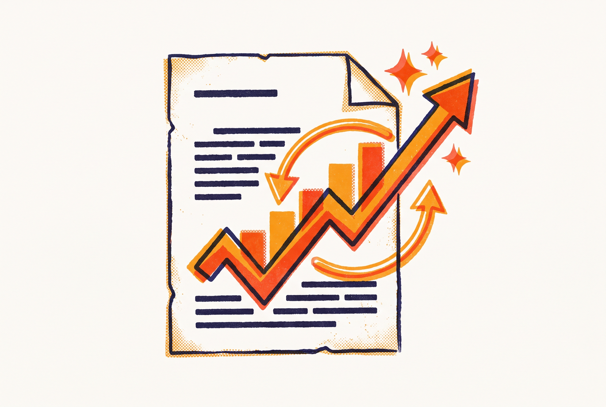 Cover illustration for “Updating Old Blog Posts to Recover Lost Rankings”