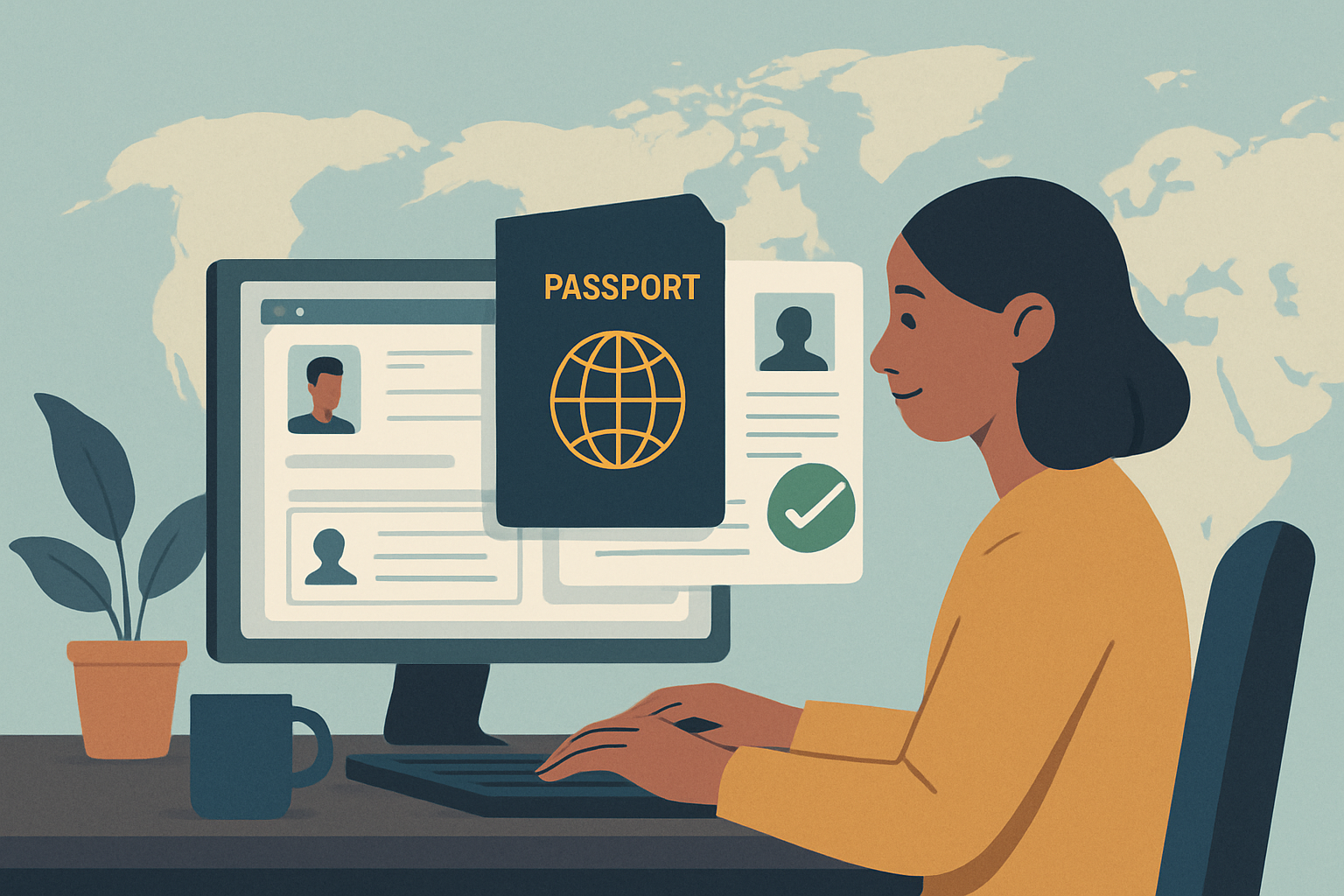 Cover illustration for “Immigration Management Software for HR Teams”