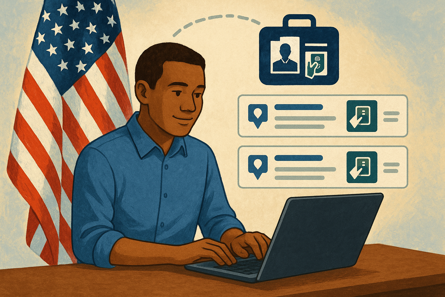 Cover illustration for “Best Job Boards for Visa Sponsorship in the USA”