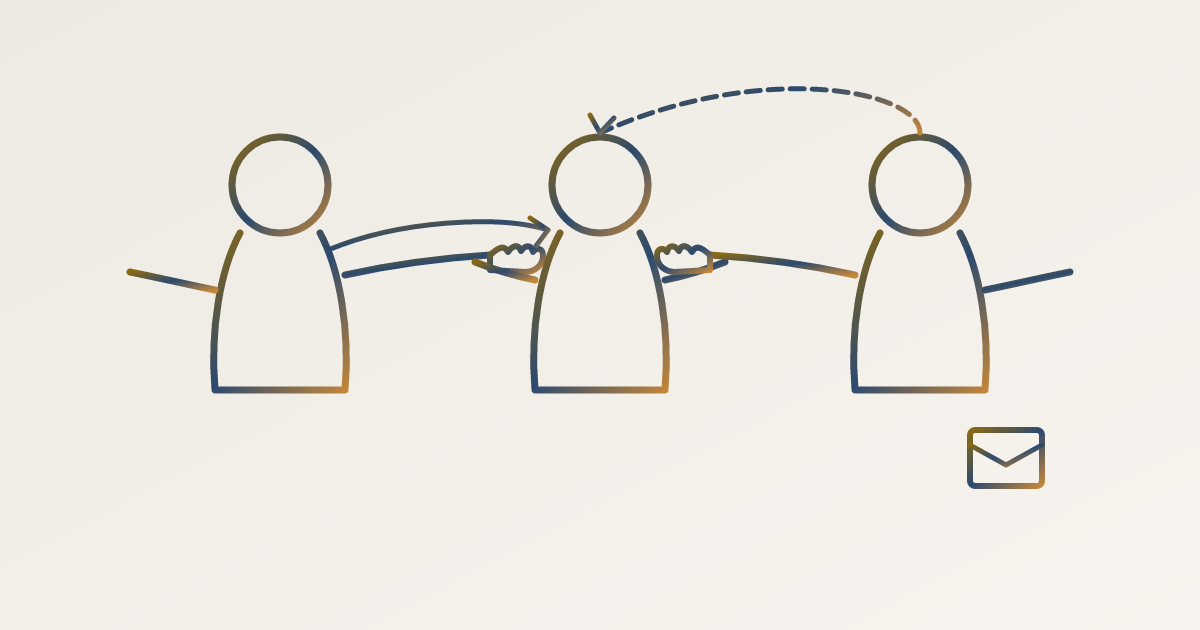 Cover illustration for “Asking for an Introduction Without Burning the Introducer”