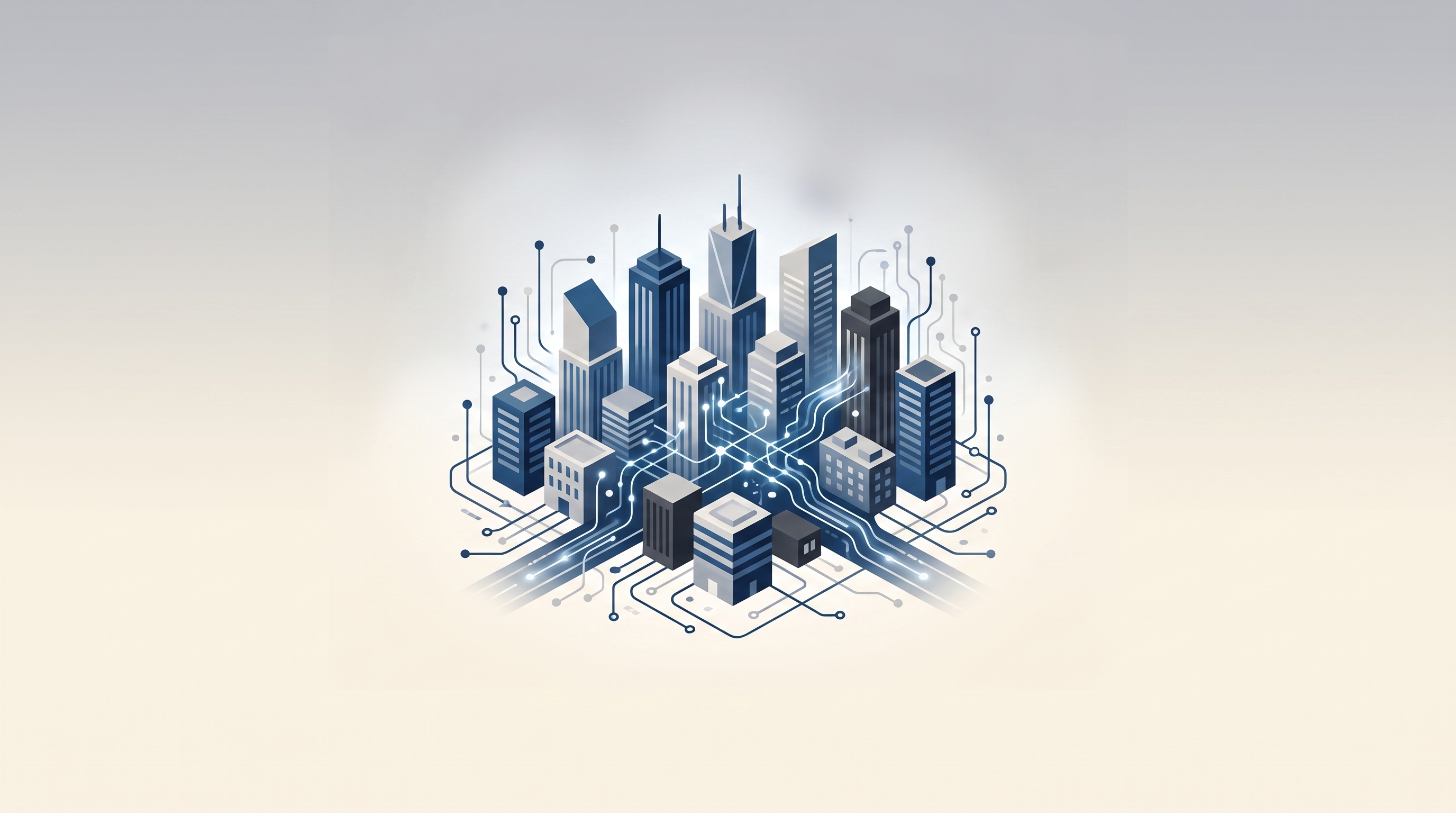 Cover illustration for “AI Tools Landscape for CRE Professionals”