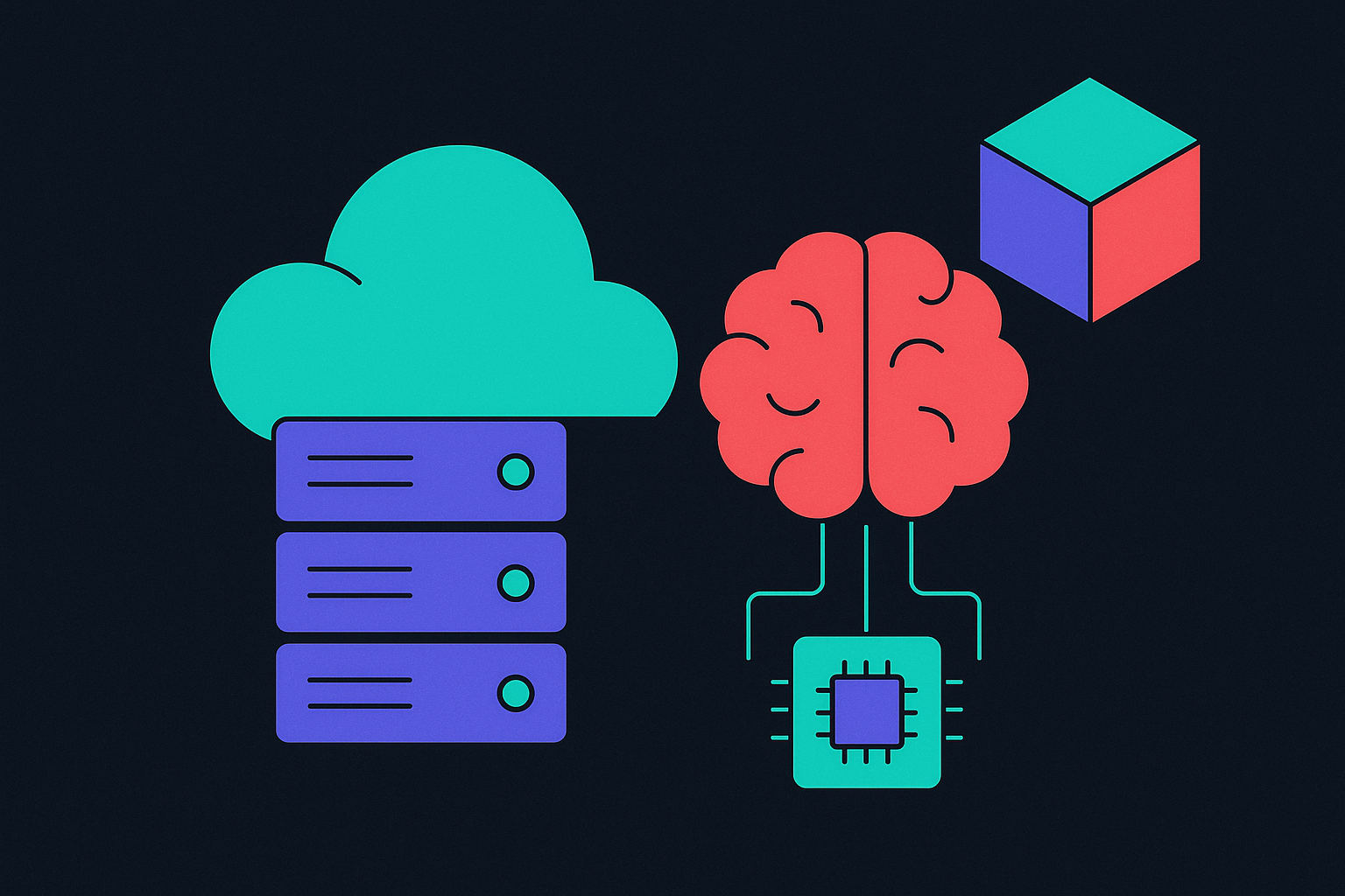 Cover illustration for “The Enterprise AI Stack: How Modern Companies Build AI-Native Infrastructure”