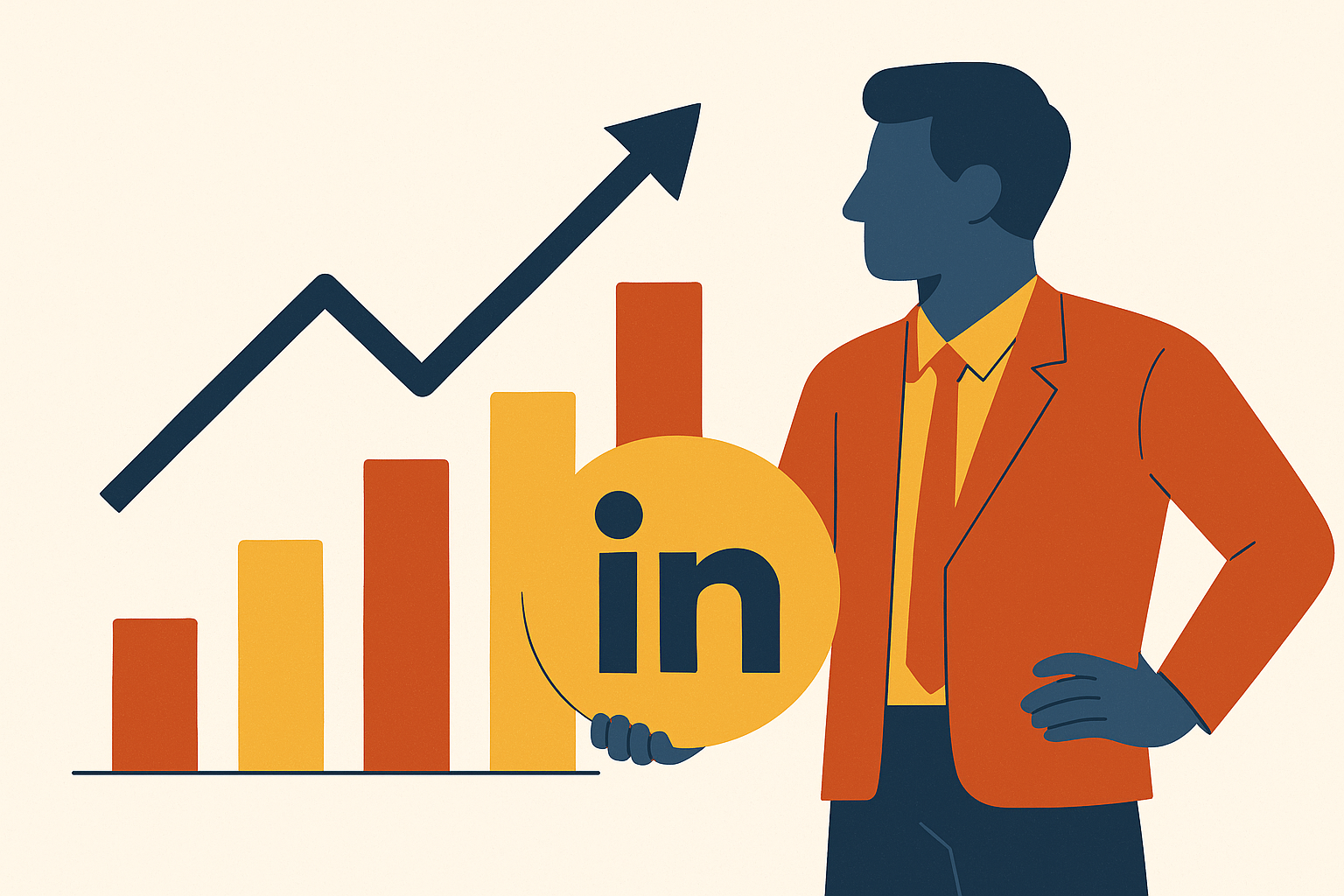Cover illustration for “LinkedIn Strategy Tied to Specific Business Growth Goals”
