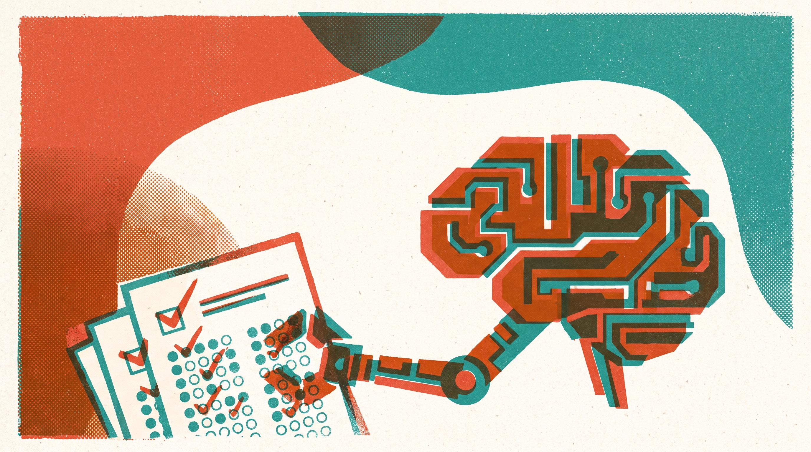 Cover illustration for “How AI Grading Works in Student Assessment”