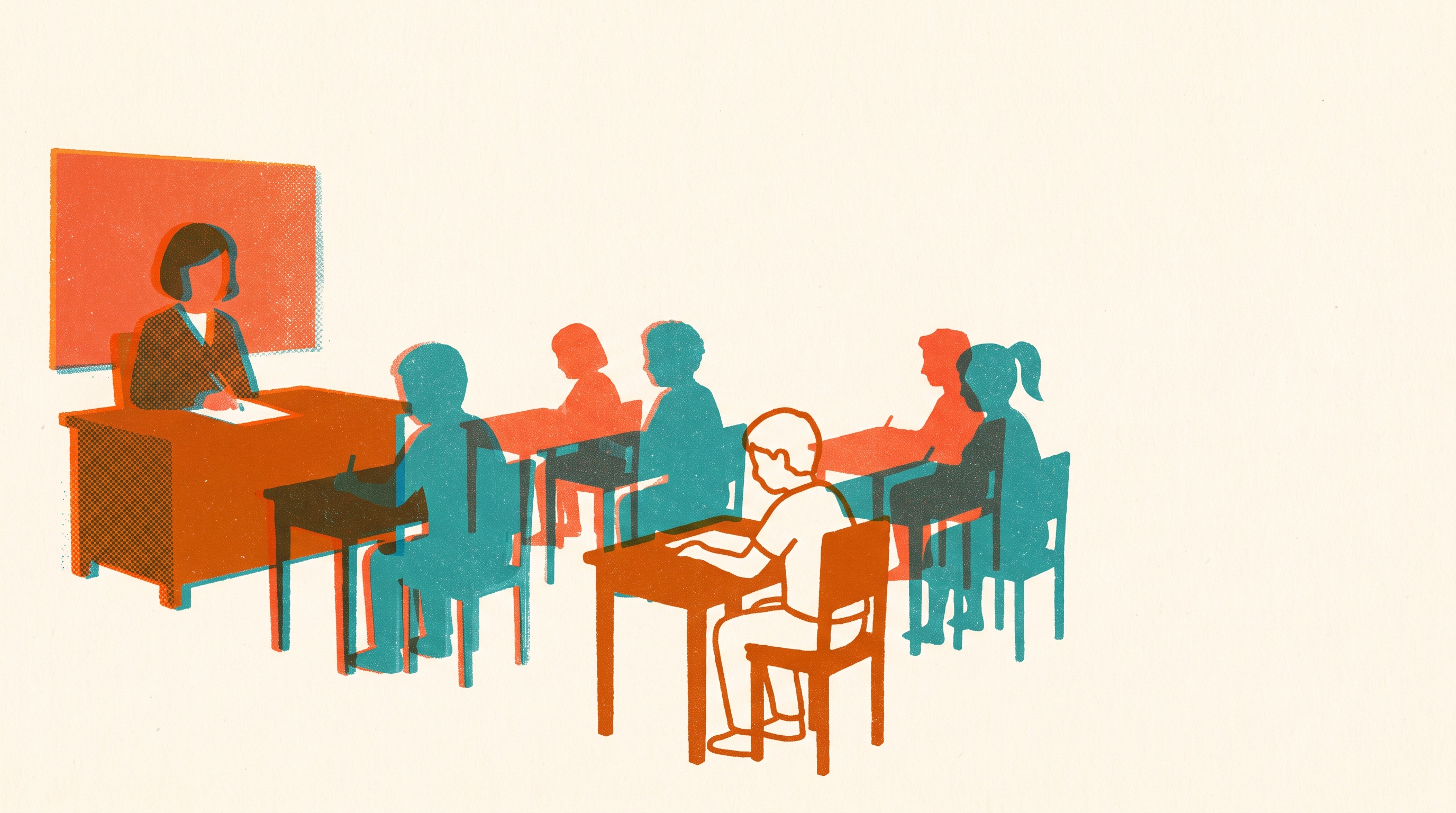 Cover illustration for “Knowledge Gap Detection in Classroom Settings”
