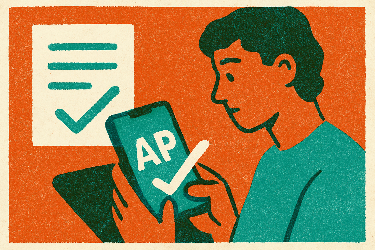 Cover illustration for “Best AP Exam Prep Apps for High School Students”