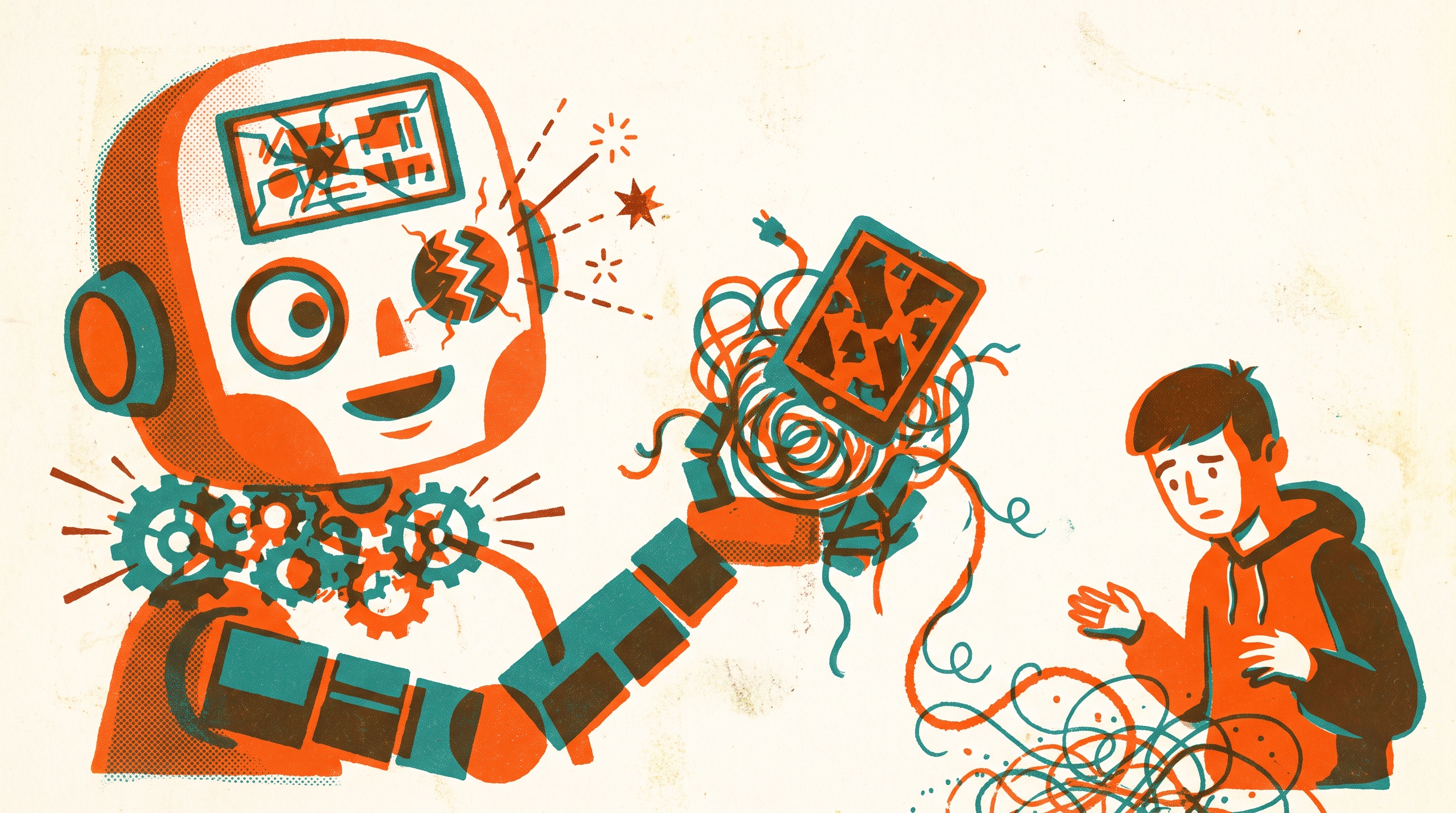 Cover illustration for “Risks of Low-Quality AI Tools in Education”