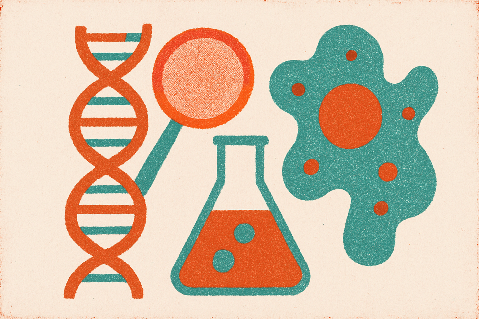 Cover illustration for “AP Biology Practice Problems and Study Tools”