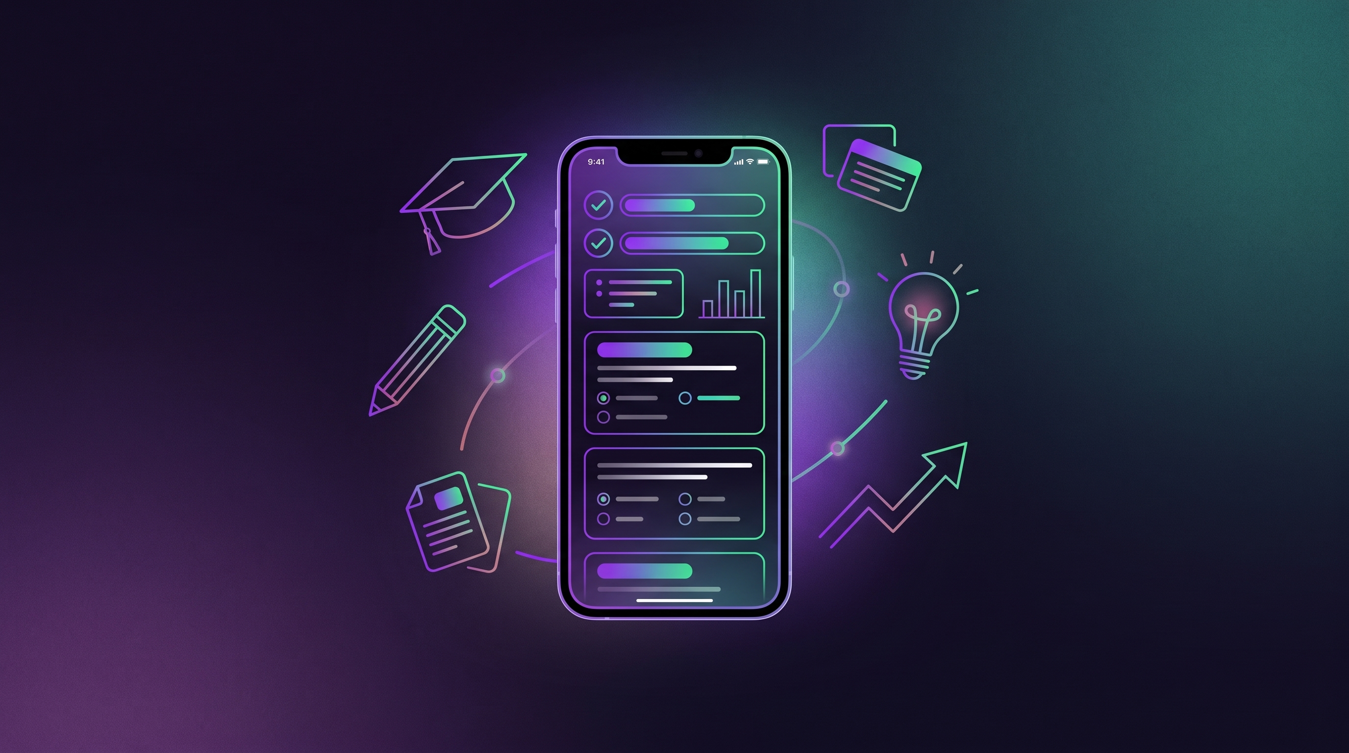 Cover illustration for “Best SAT Prep Apps for Self-Study Students”