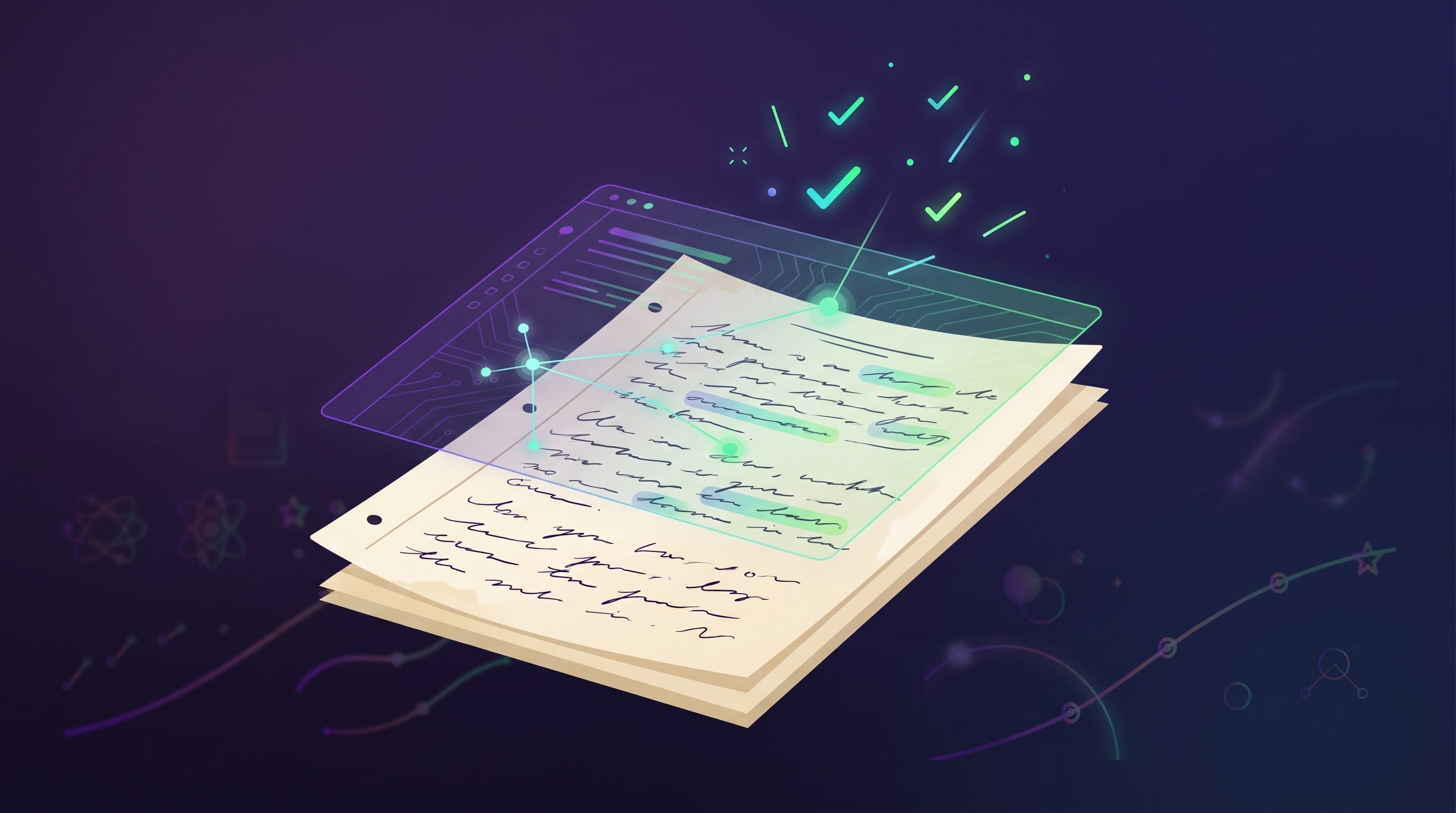 Cover illustration for “AI-Powered Feedback on AP Free Response Questions”