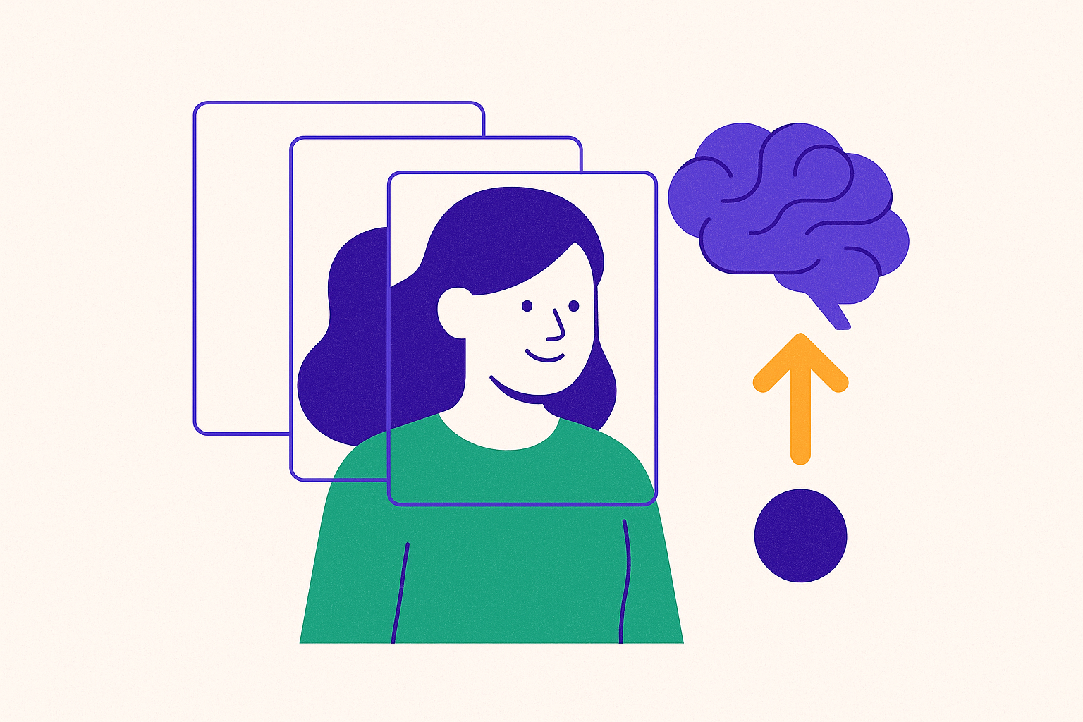 Cover illustration for “Personalization Through AI Memory Layers”
