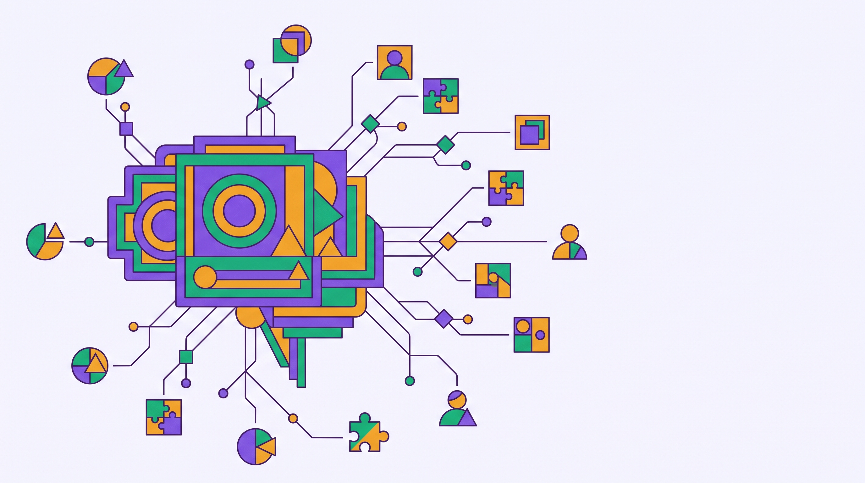 Cover illustration for “AI Memory Systems for Long-Term Personalization at Scale”