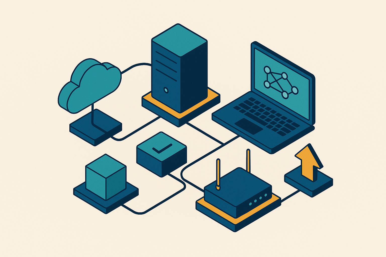 Cover illustration for “Intent-Based Networking for Service Providers”