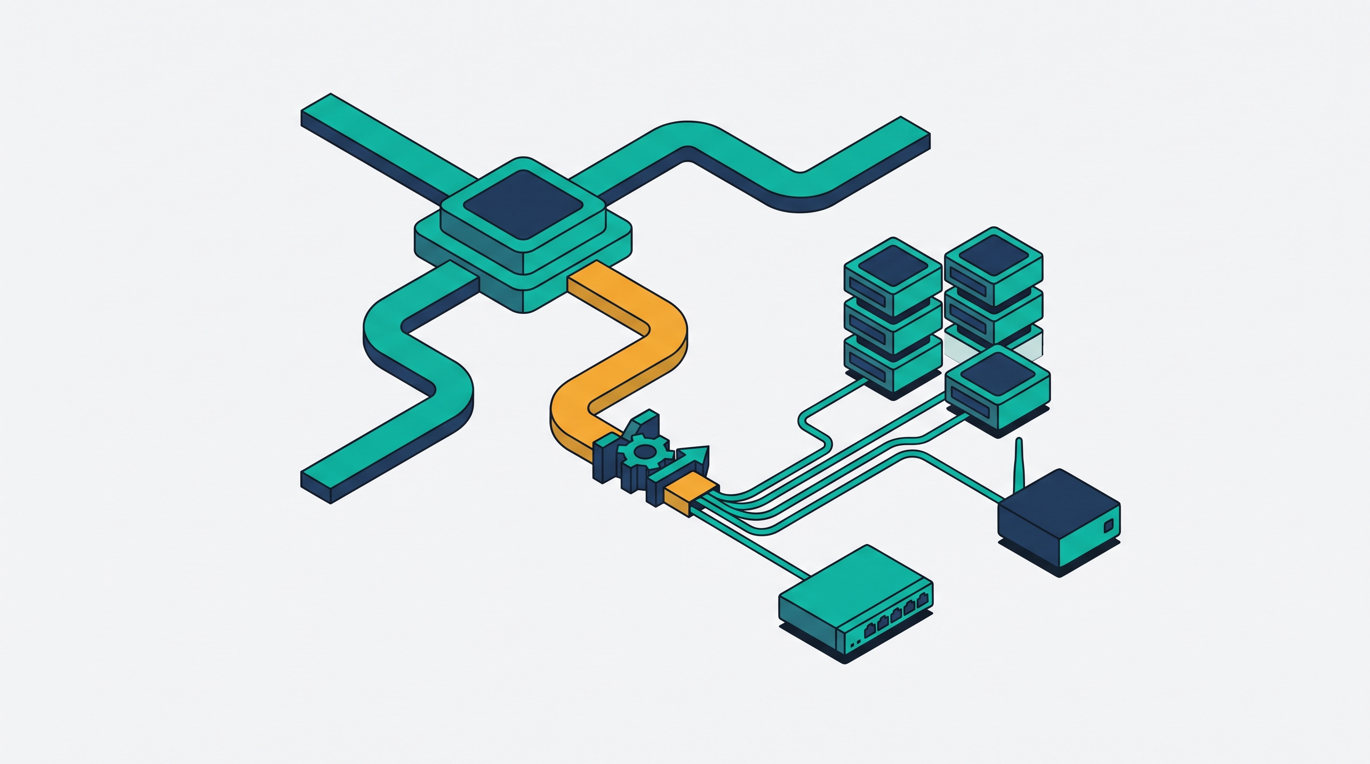 Cover illustration for “Intent-Based Automation in Network Provisioning”