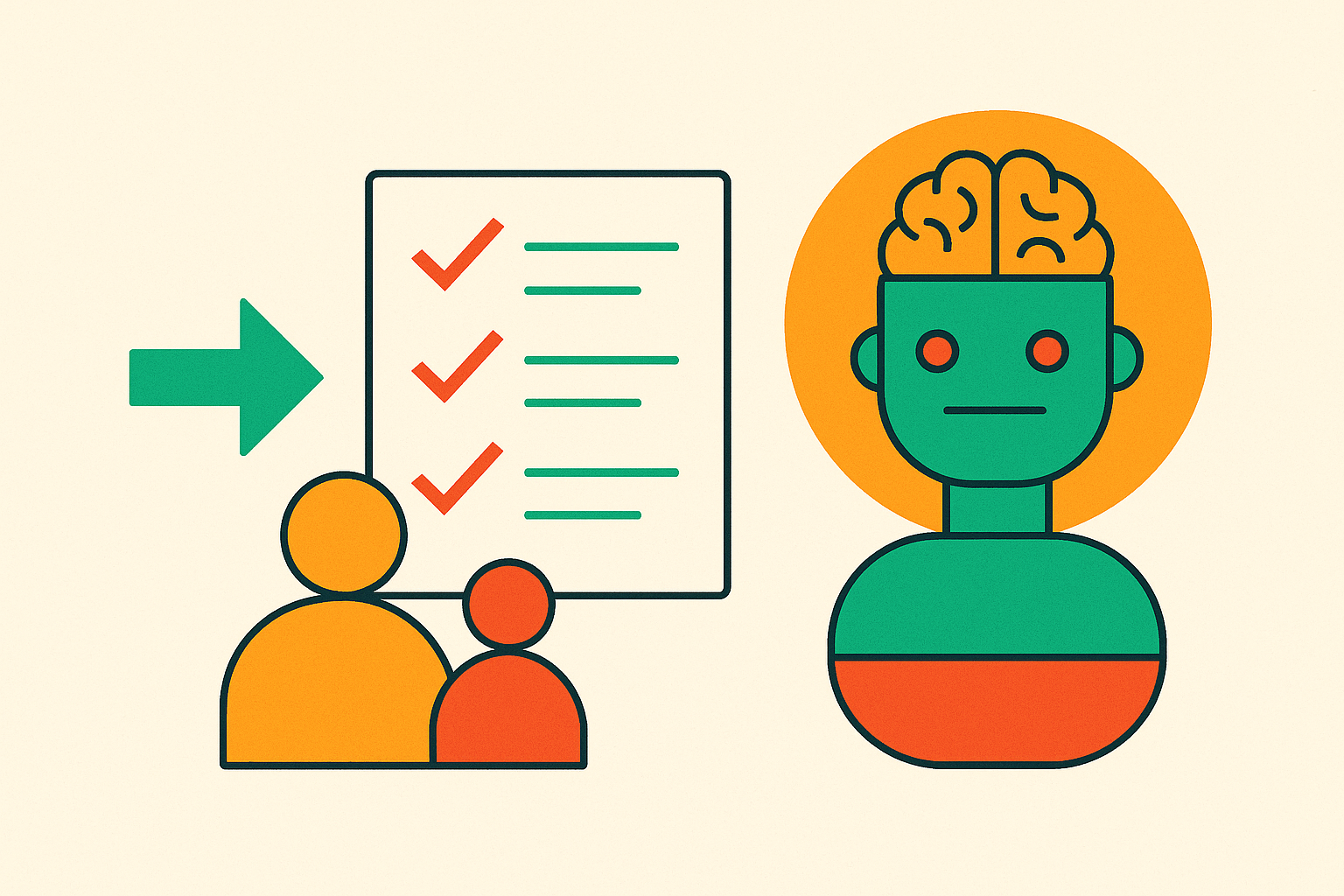 Cover illustration for “AI Process Audit for a Five to Fifty Person Business”