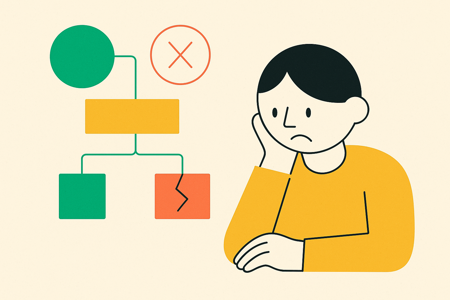 Cover illustration for “When Business Process Automation Fails in Small Businesses”