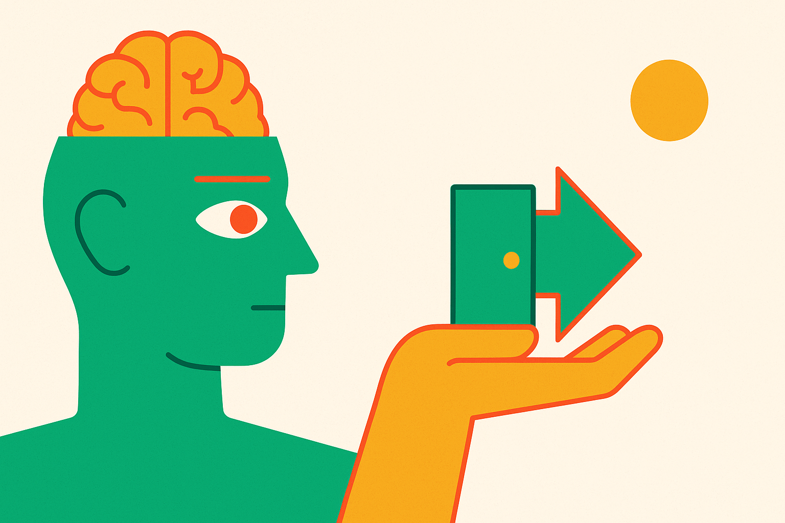 Cover illustration for “Using AI Capacity to Enter Adjacent Markets”