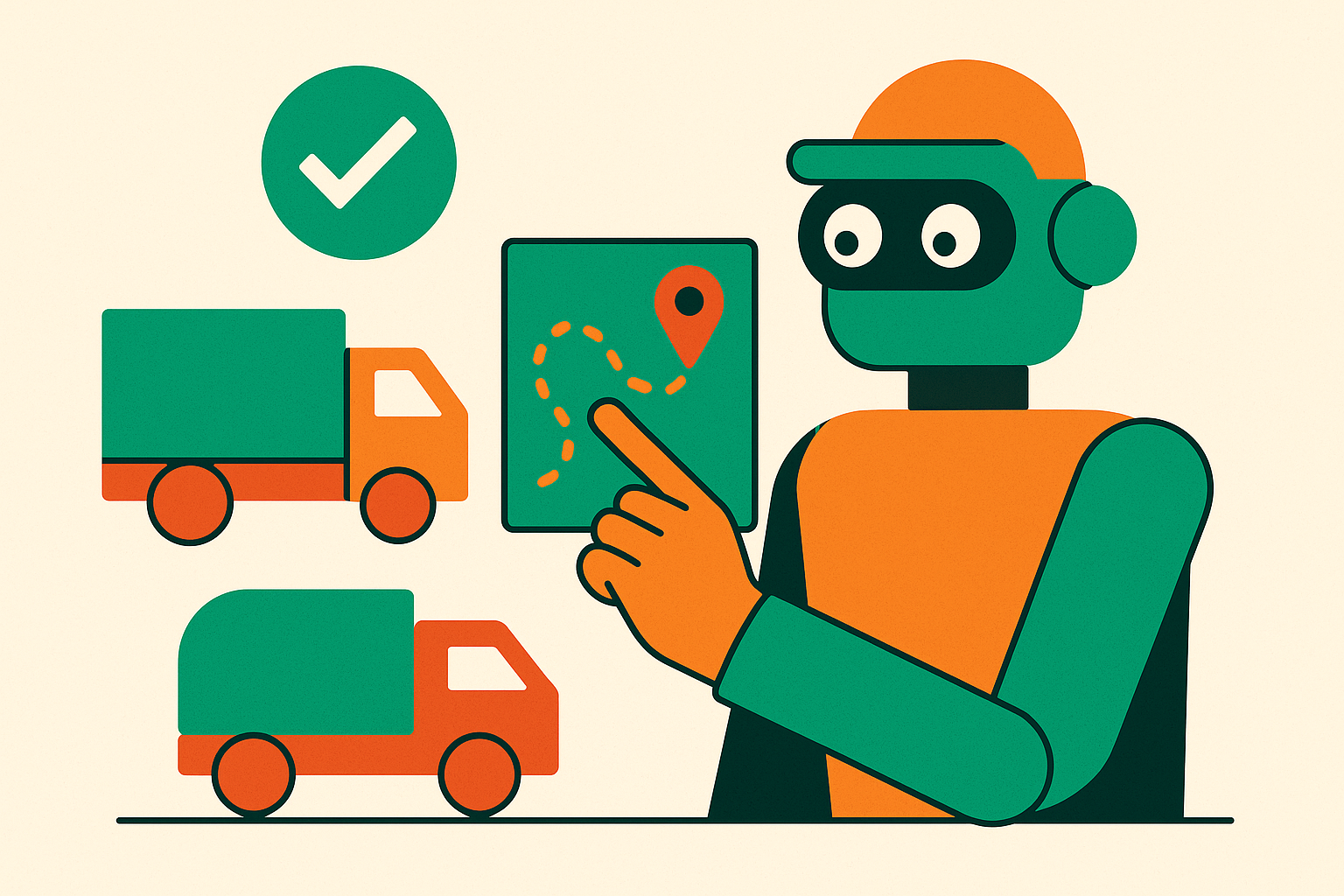Cover illustration for “AI-Assisted Carrier Selection and Routing Decisions”