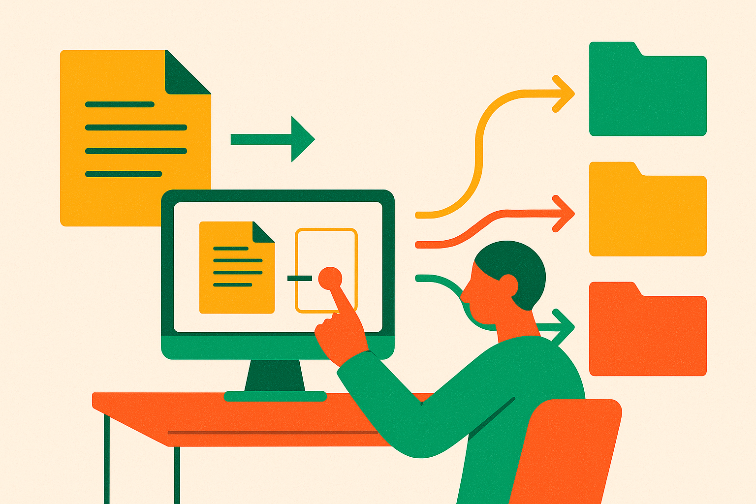 Cover illustration for “Document Processing Automation for Service Businesses”