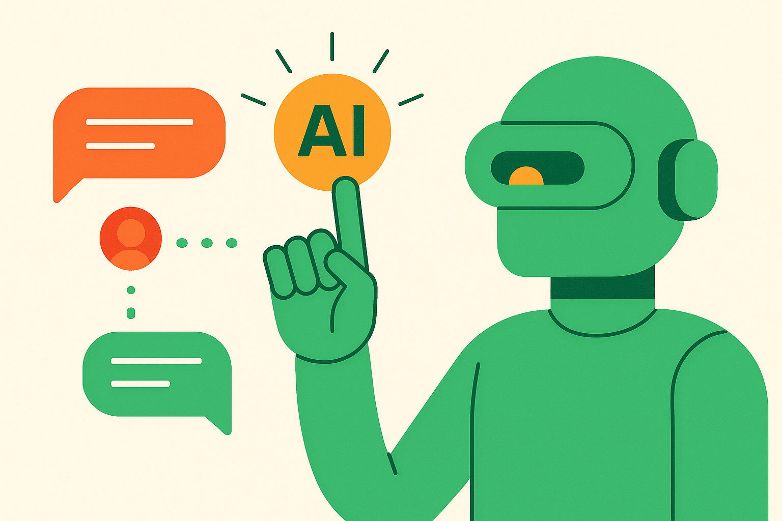 Cover illustration for “Automating Guest Communication Workflows With AI”