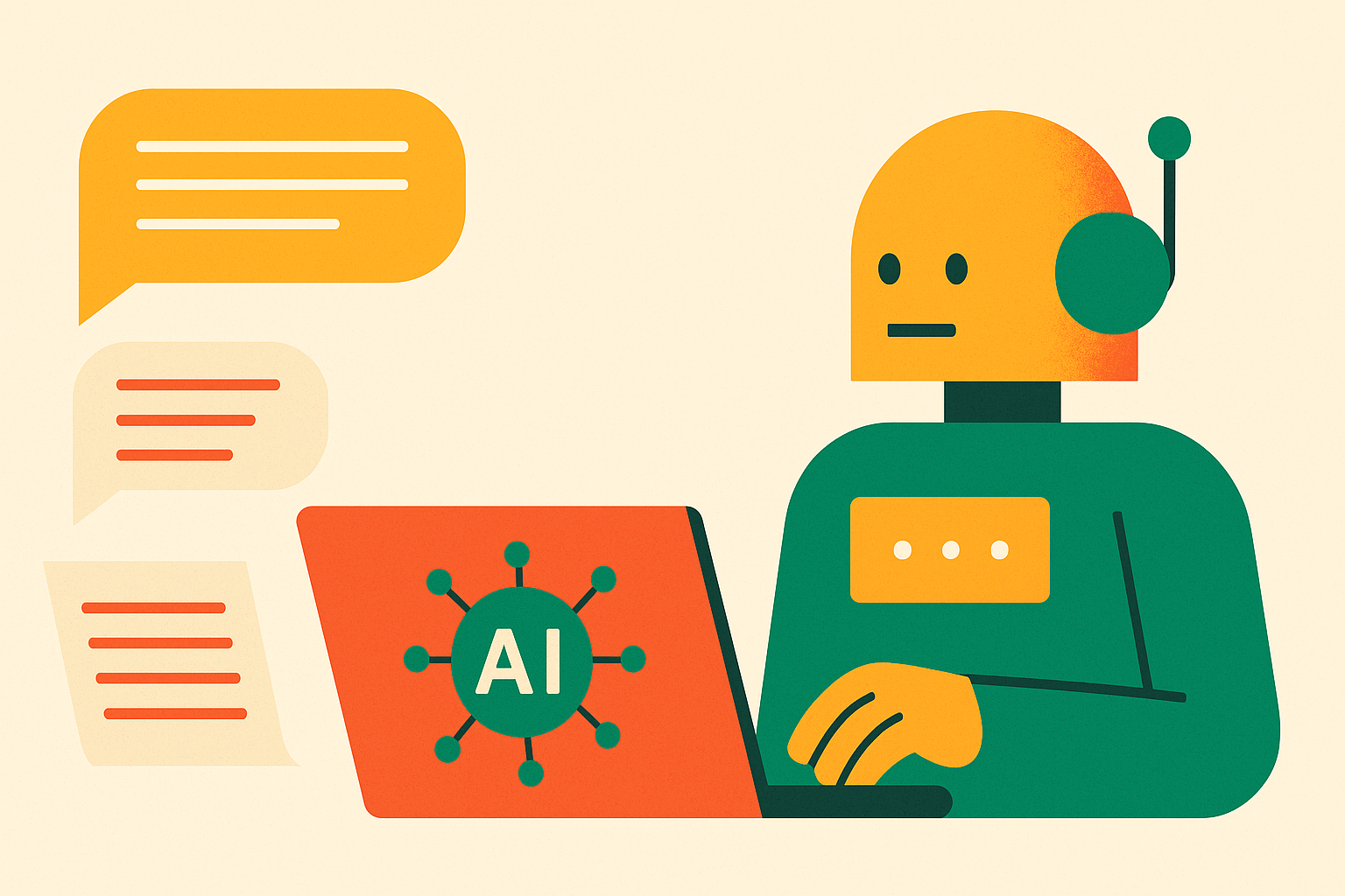 Cover illustration for “Using AI to Synthesize Customer Interview Transcripts for Small Teams”