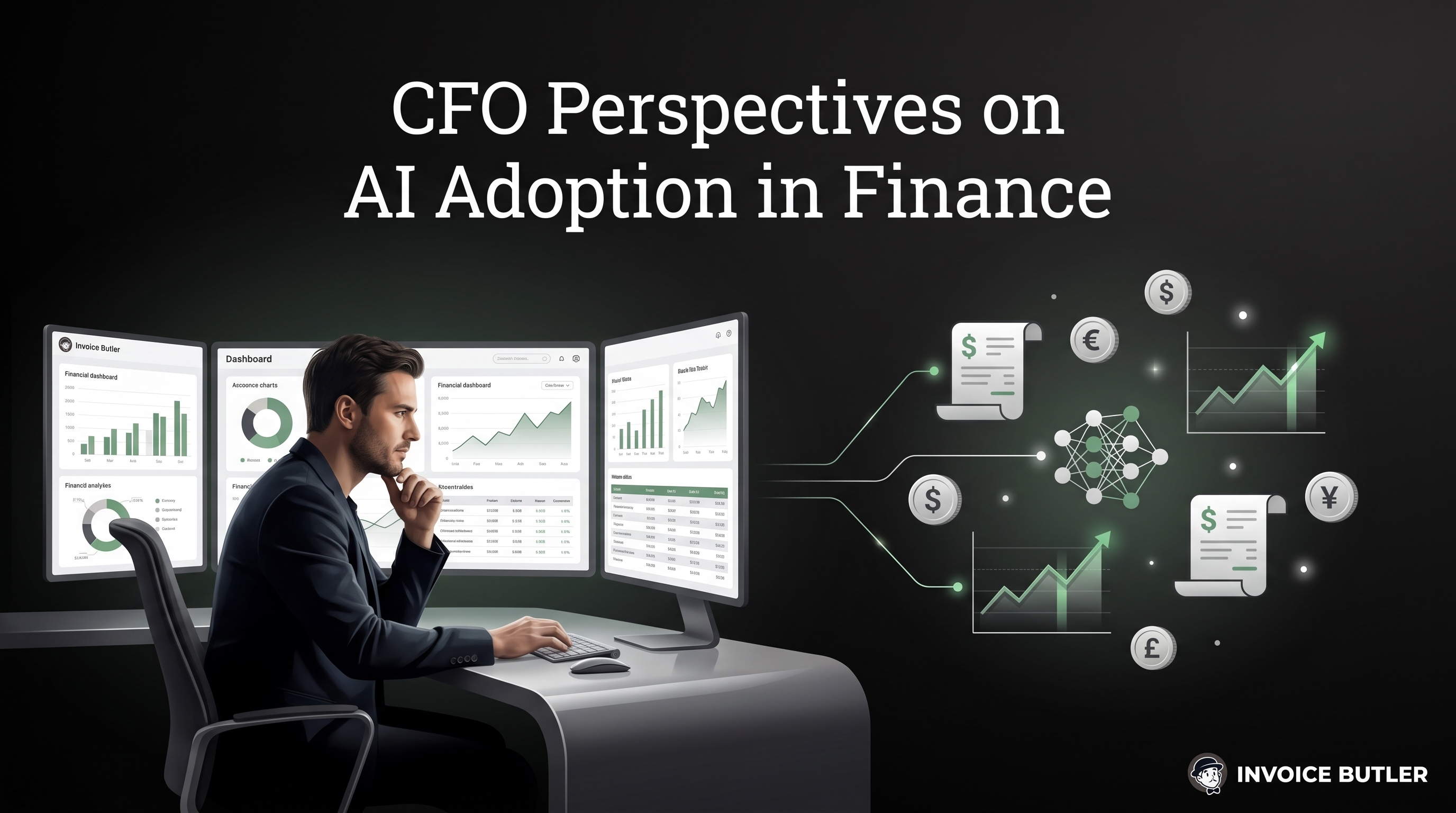 Cover illustration for “CFO Perspectives on AI Adoption in Finance”