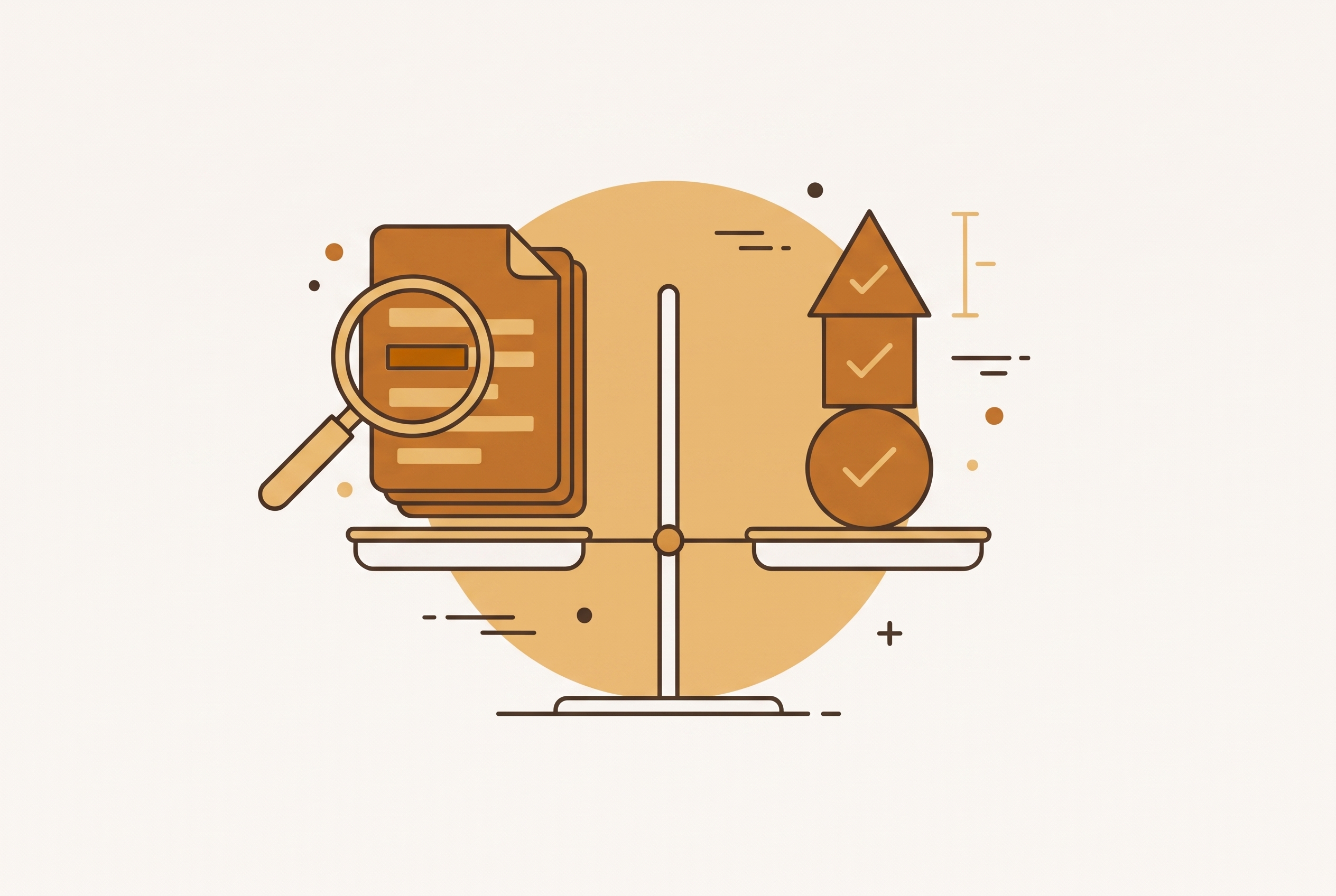Cover illustration for “AI Evaluation Frameworks for Legal AI Output Quality”