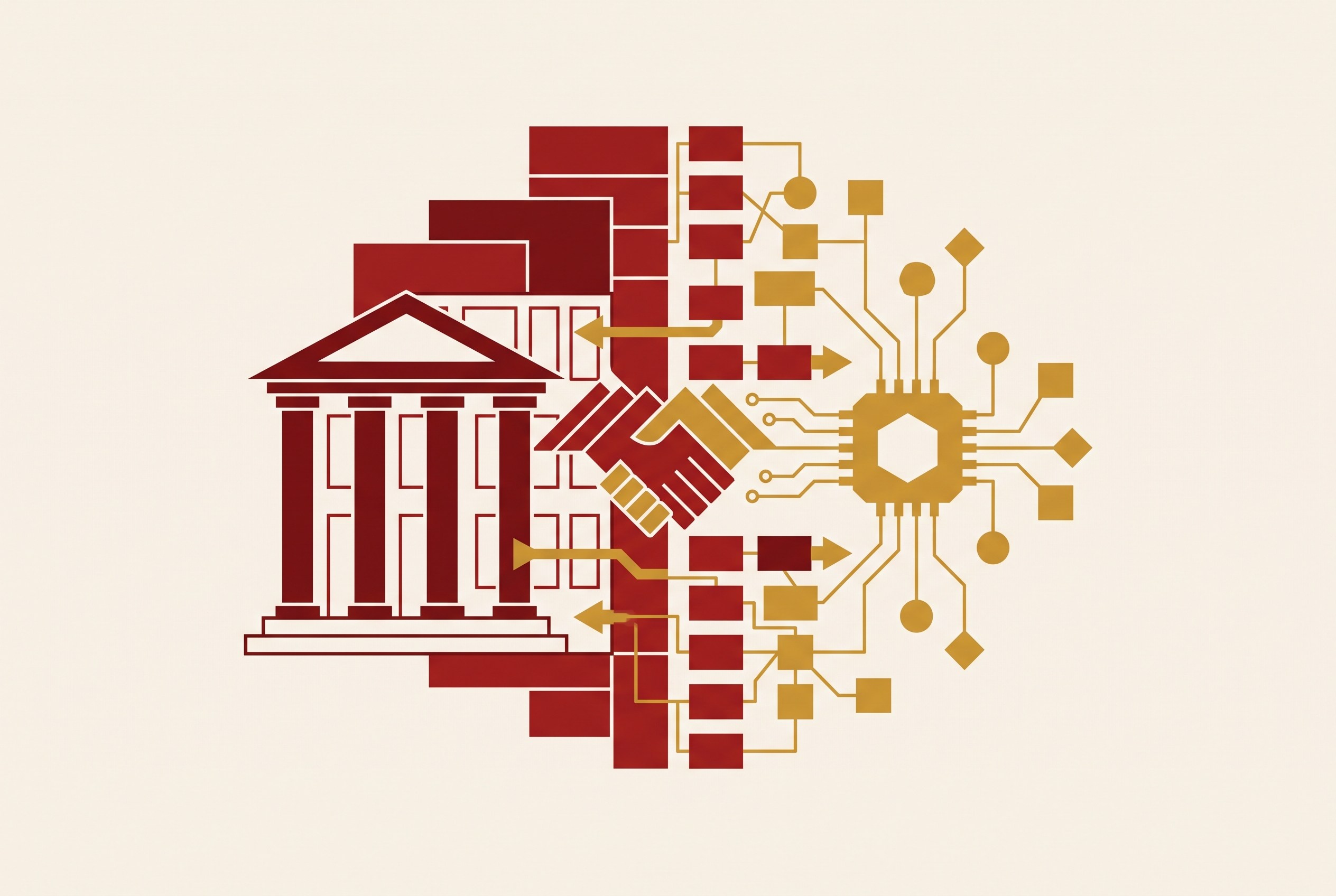 Cover illustration for “BigLaw AI Vendor Deals That Changed Firm Operations”