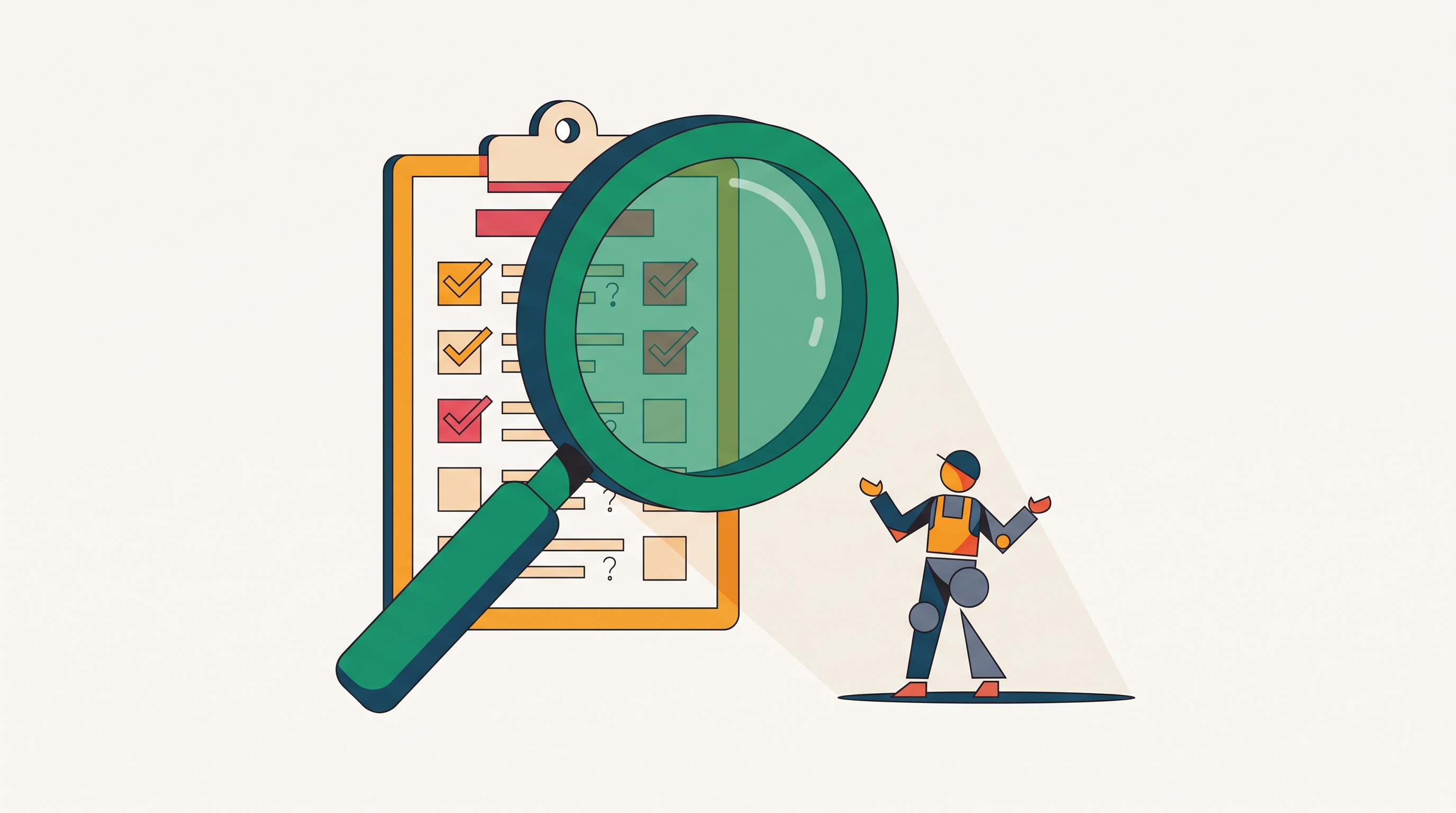 Cover illustration for “IRS 20-Factor Test for Independent Contractor Classification”