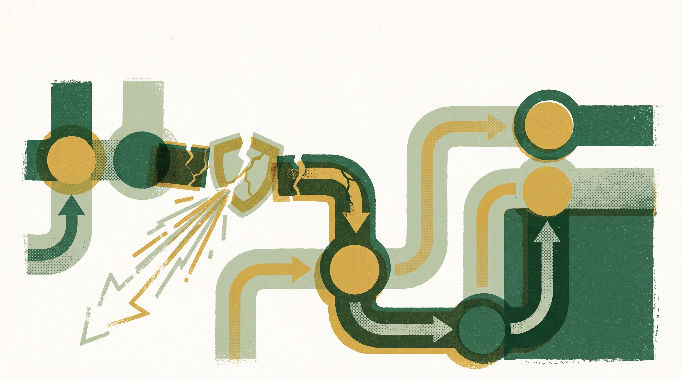 Cover illustration for “MCP Security Vulnerabilities in Agentic Pipelines”