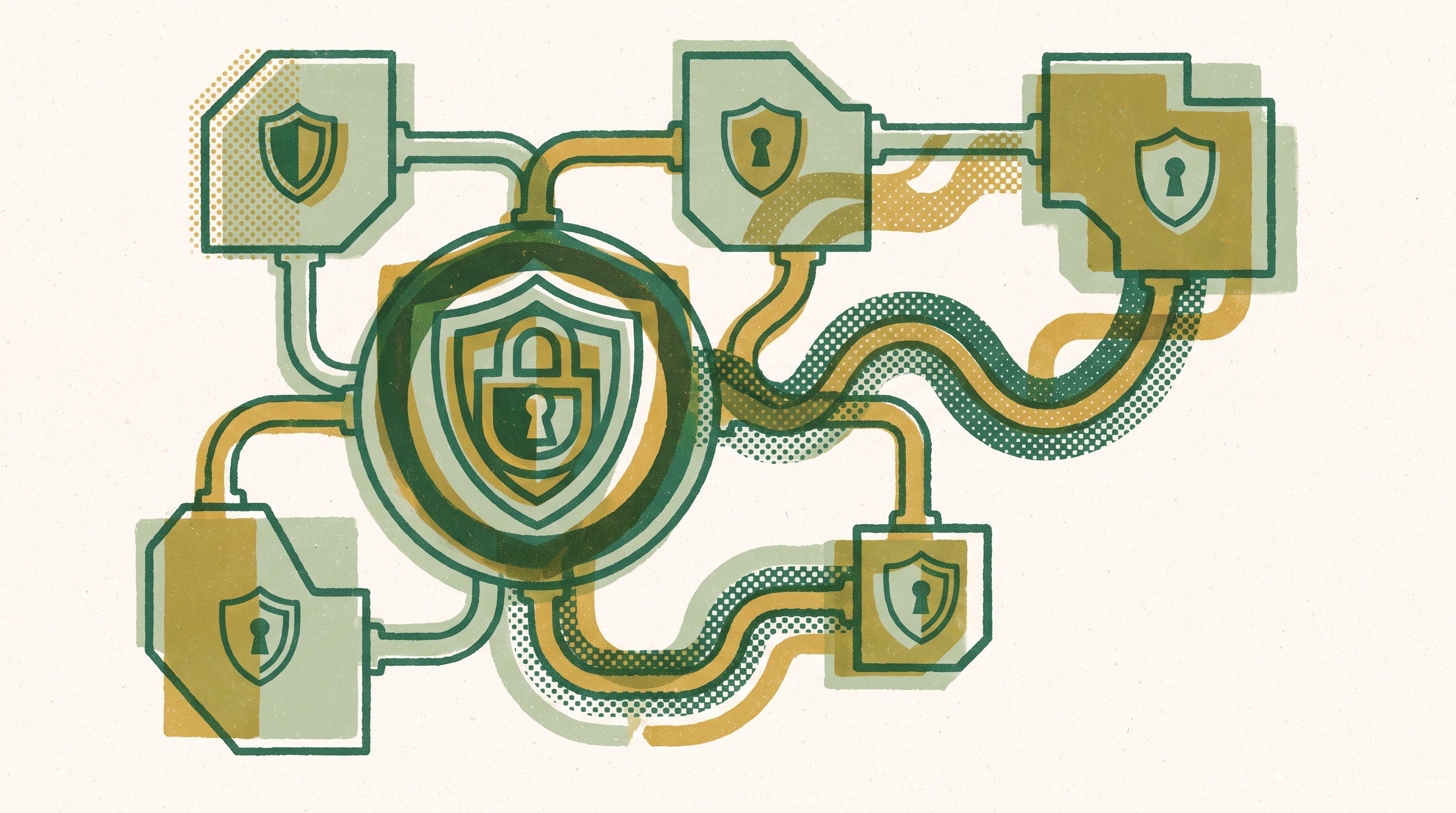 Cover illustration for “Model Context Protocol Security Architecture”