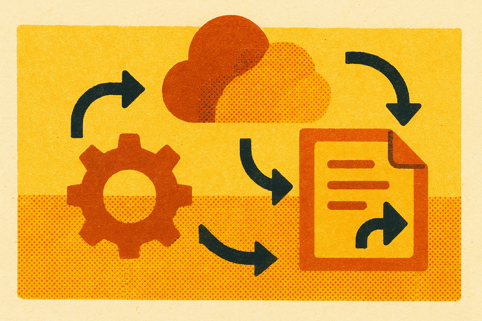 Cover illustration for “Salesforce Integration Architecture Patterns”