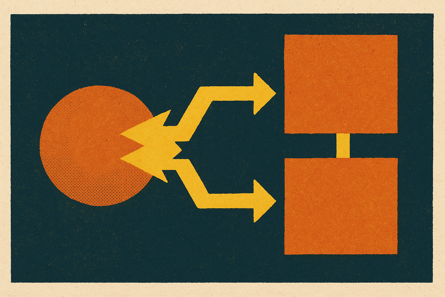 Cover illustration for “Event-Driven vs. Request-Response Integration Architecture”