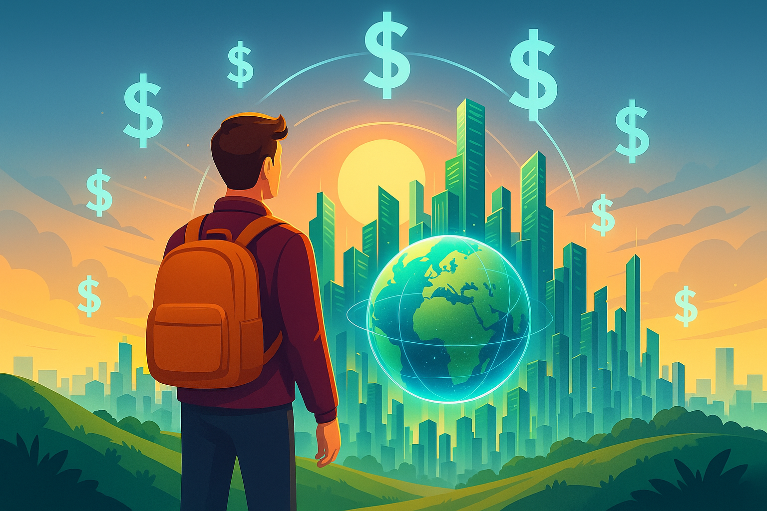 Cover illustration for “AI Startup Valuations and Market Dynamics”