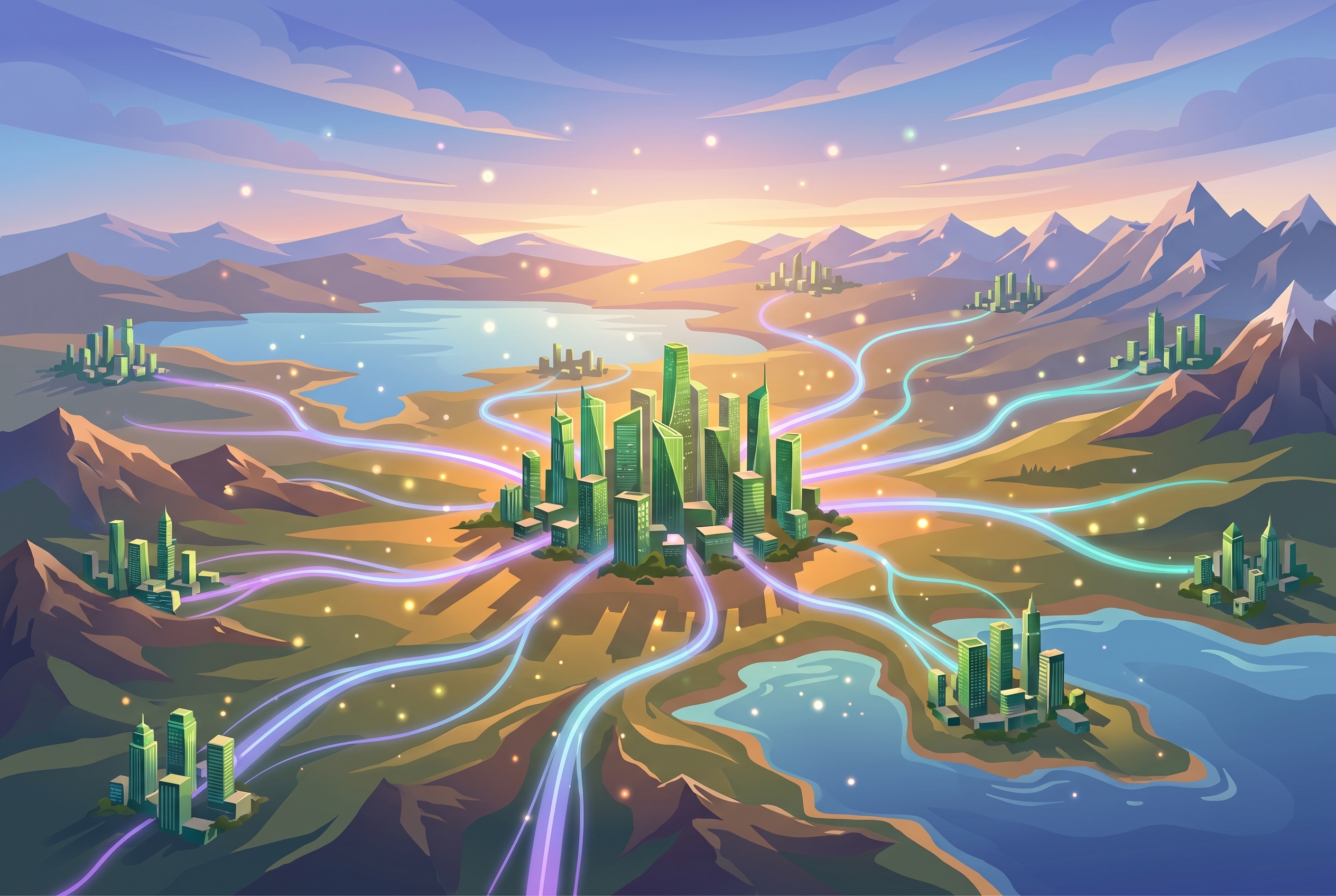 Cover illustration for “Geographic Expansion of Venture Capital Beyond Silicon Valley”