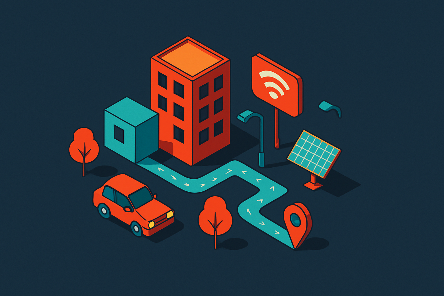 Cover illustration for “What is the "Smart City" and why aren't there more around?”