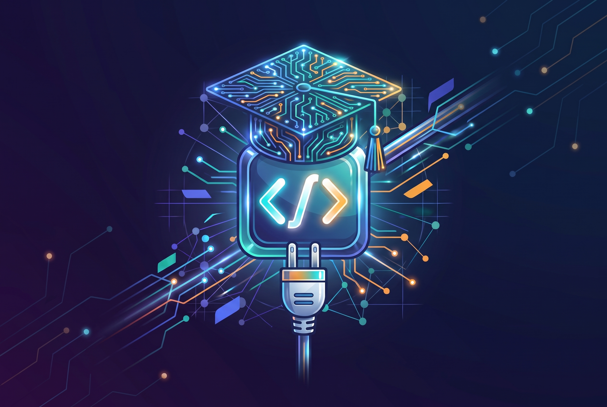 Cover illustration for “GitHub for Education Integration with LMS Developer Workflows”