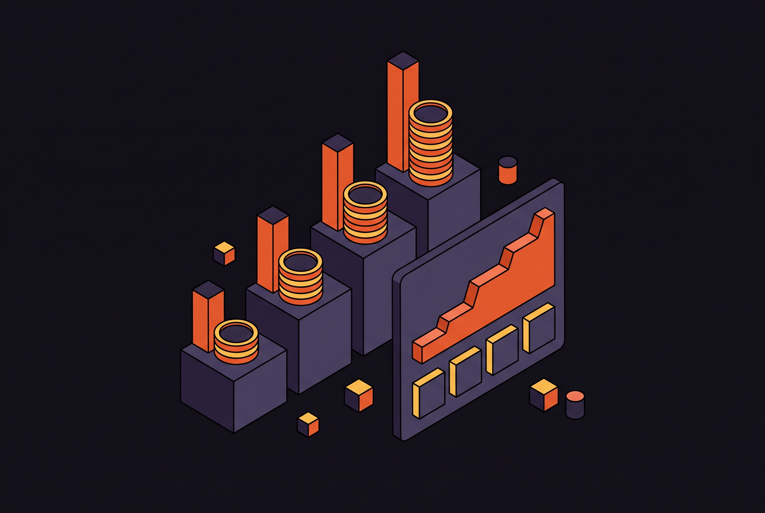 Cover illustration for “Meta Ad Agency Pricing Benchmarks by Startup Stage”