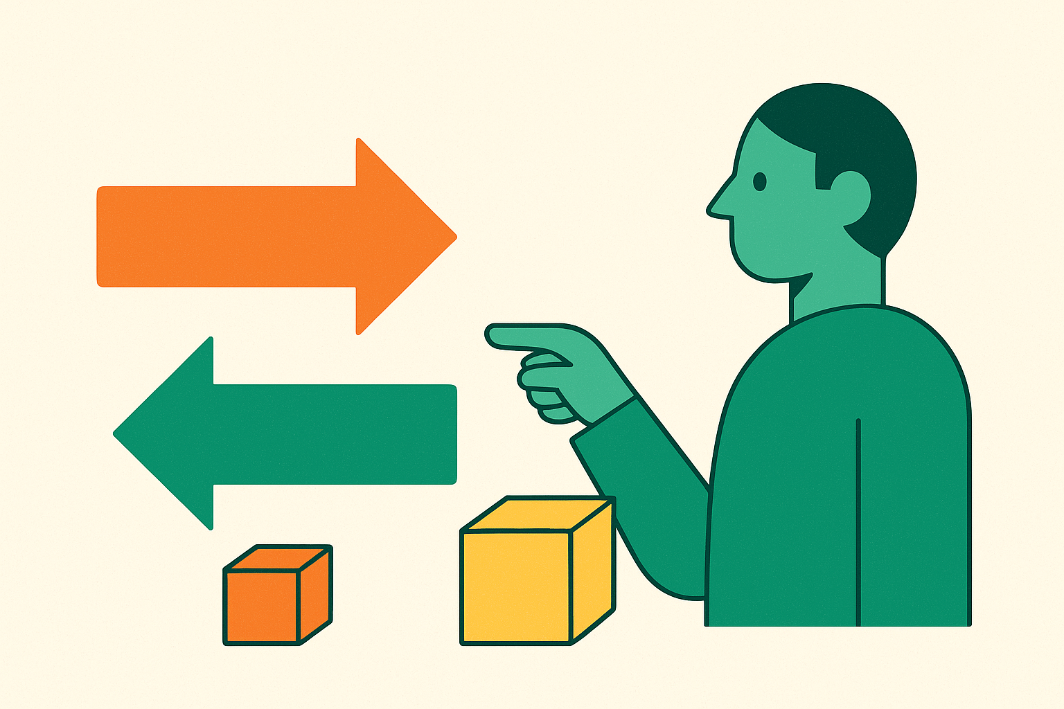 Cover illustration for “Inbound vs Outbound Sales Models Compared”